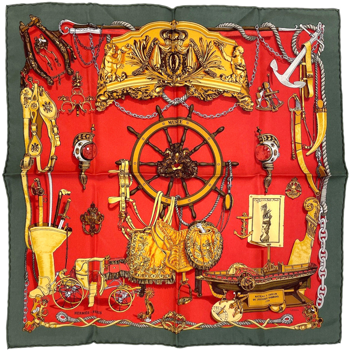 Hermes Petit CarreMUSEE Scarf (JP)