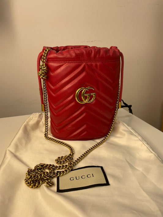Gucci GG Marmont Mini Bucket Bag (UK)