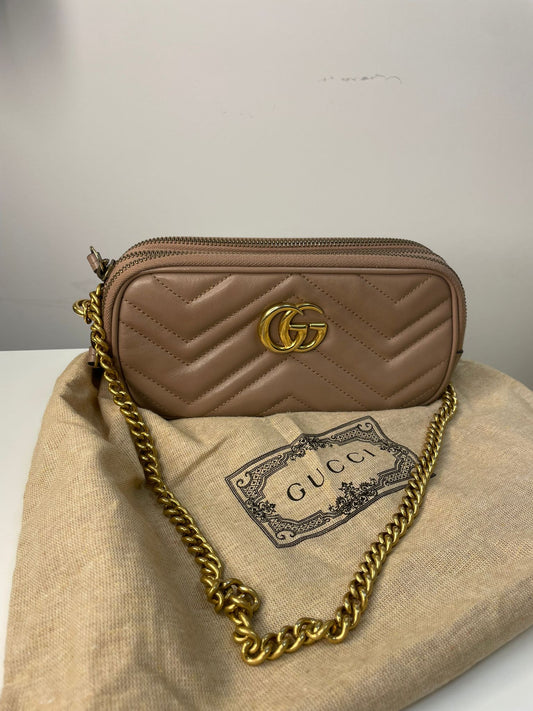 Gucci GG Marmont Mini Chain Crossbody Bag (UK)