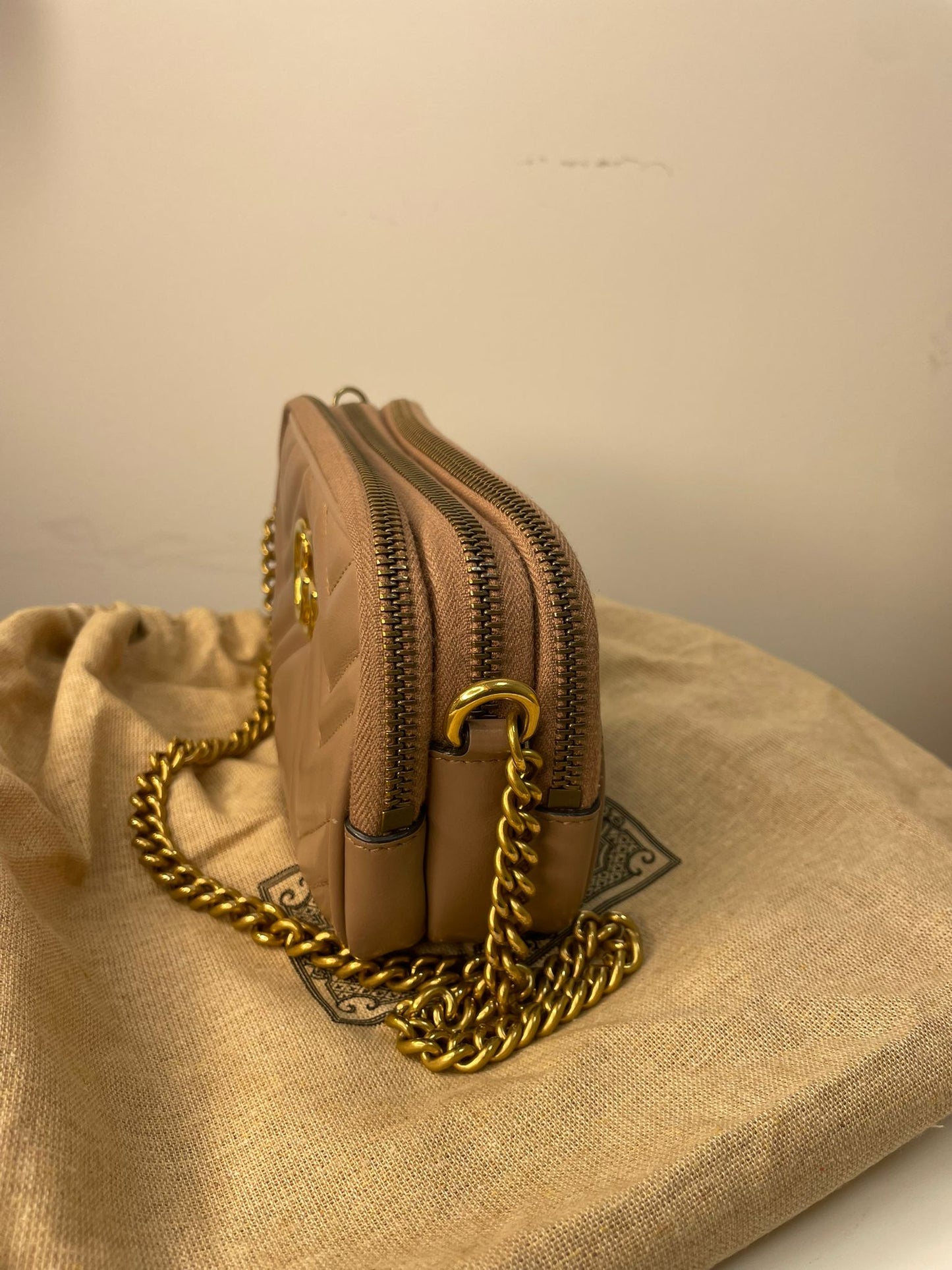 Gucci GG Marmont Mini Chain Crossbody Bag (UK)