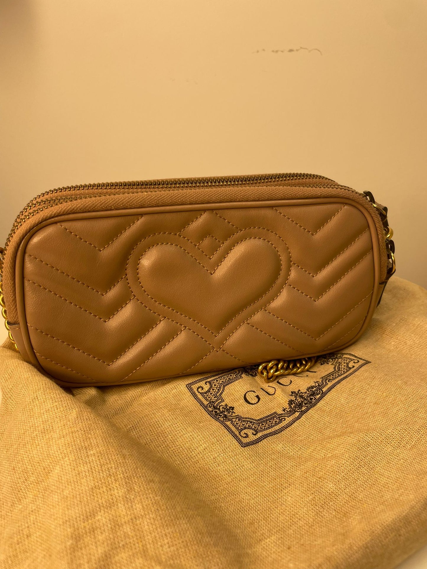 Gucci GG Marmont Mini Chain Crossbody Bag (UK)