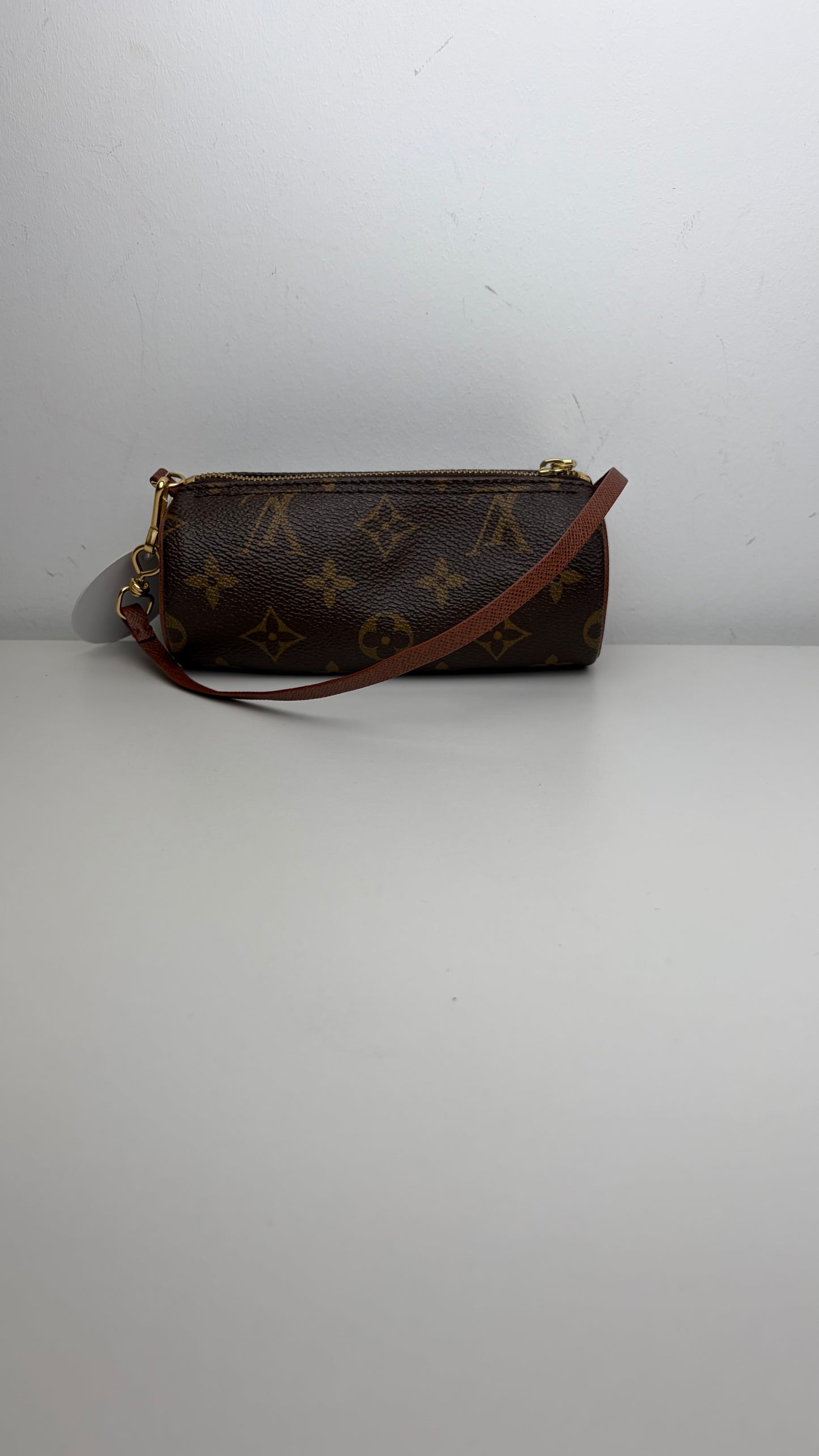 LOUIS VUITTON Monogram Papillon Pouch LV Auth 161312 161312