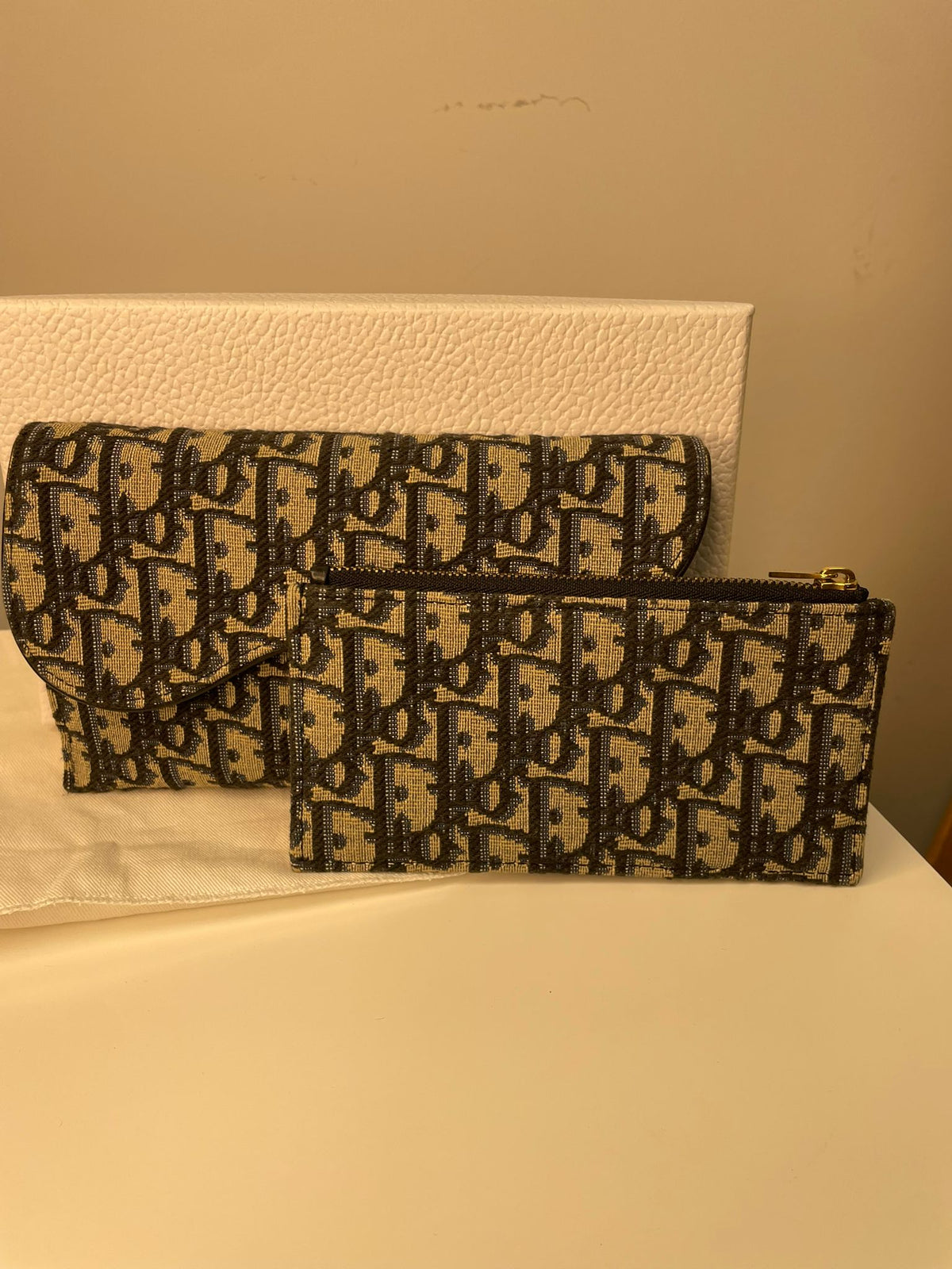Christian Dior Oblique Saddle Chain Crossbody Bag (UK)