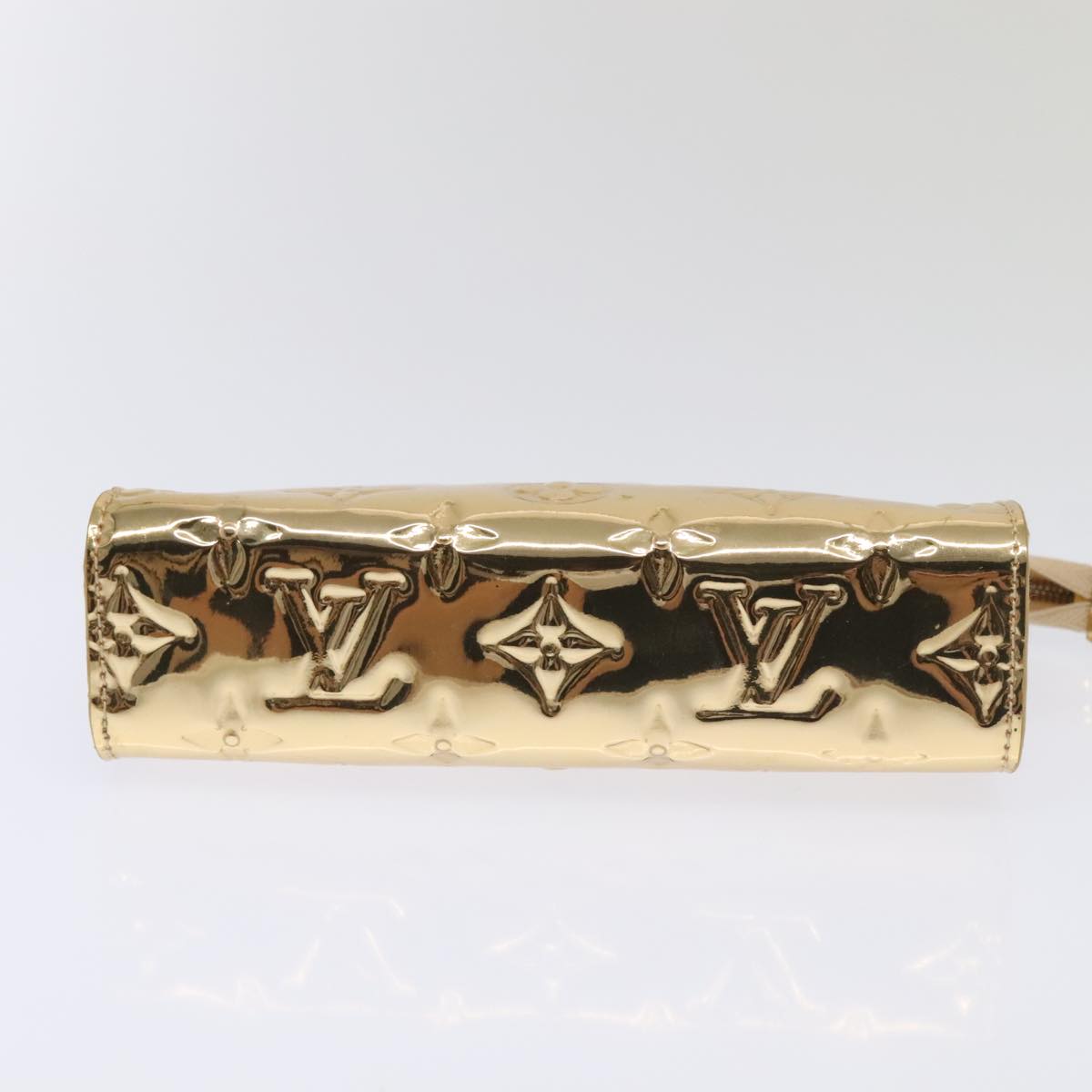 LOUIS VUITTON Monogram Miroir Trousse Cosmetic Pouch Dore M95604 LV Auth 93684V