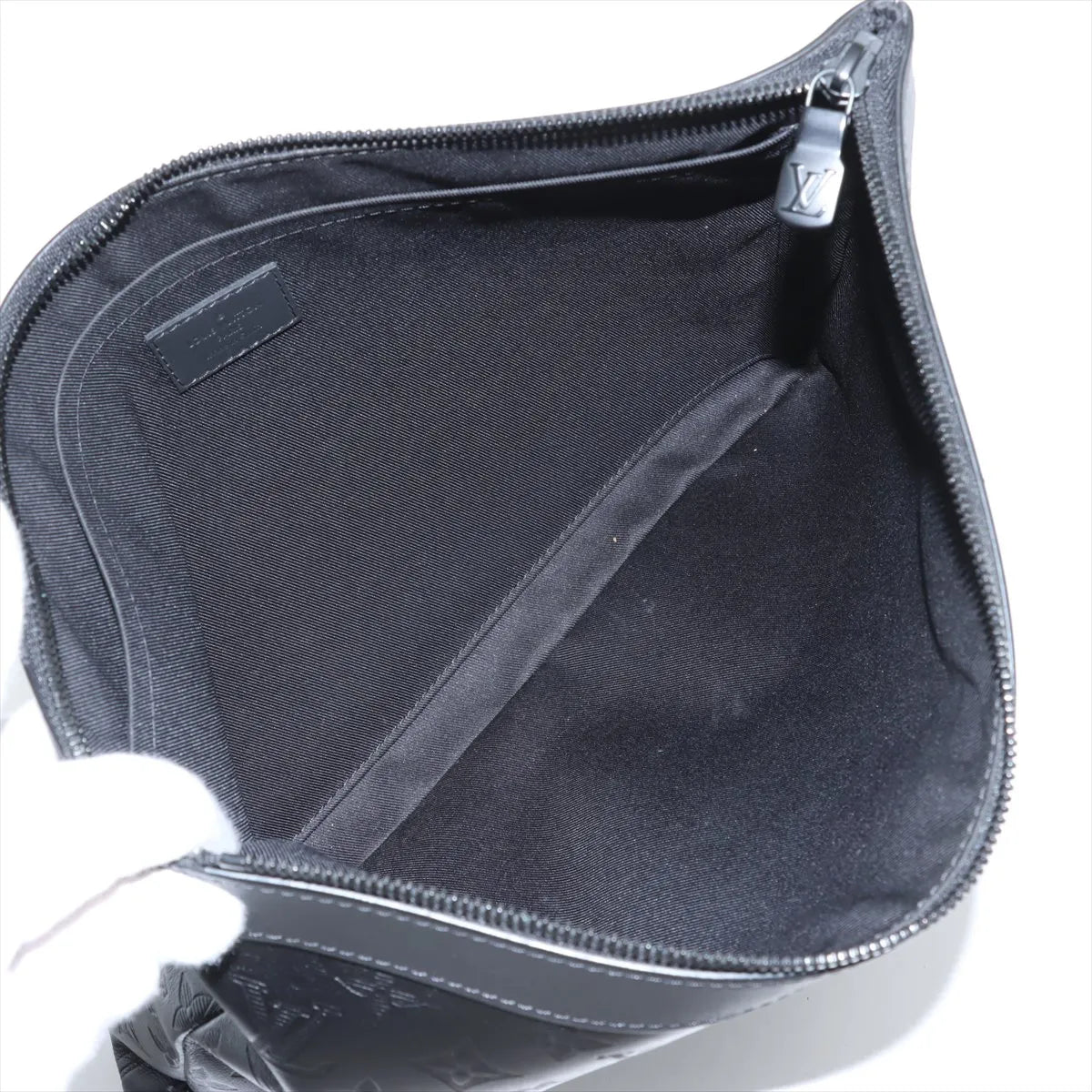 Louis Vuitton Monogram Shadow Pochette Discovery  Black
