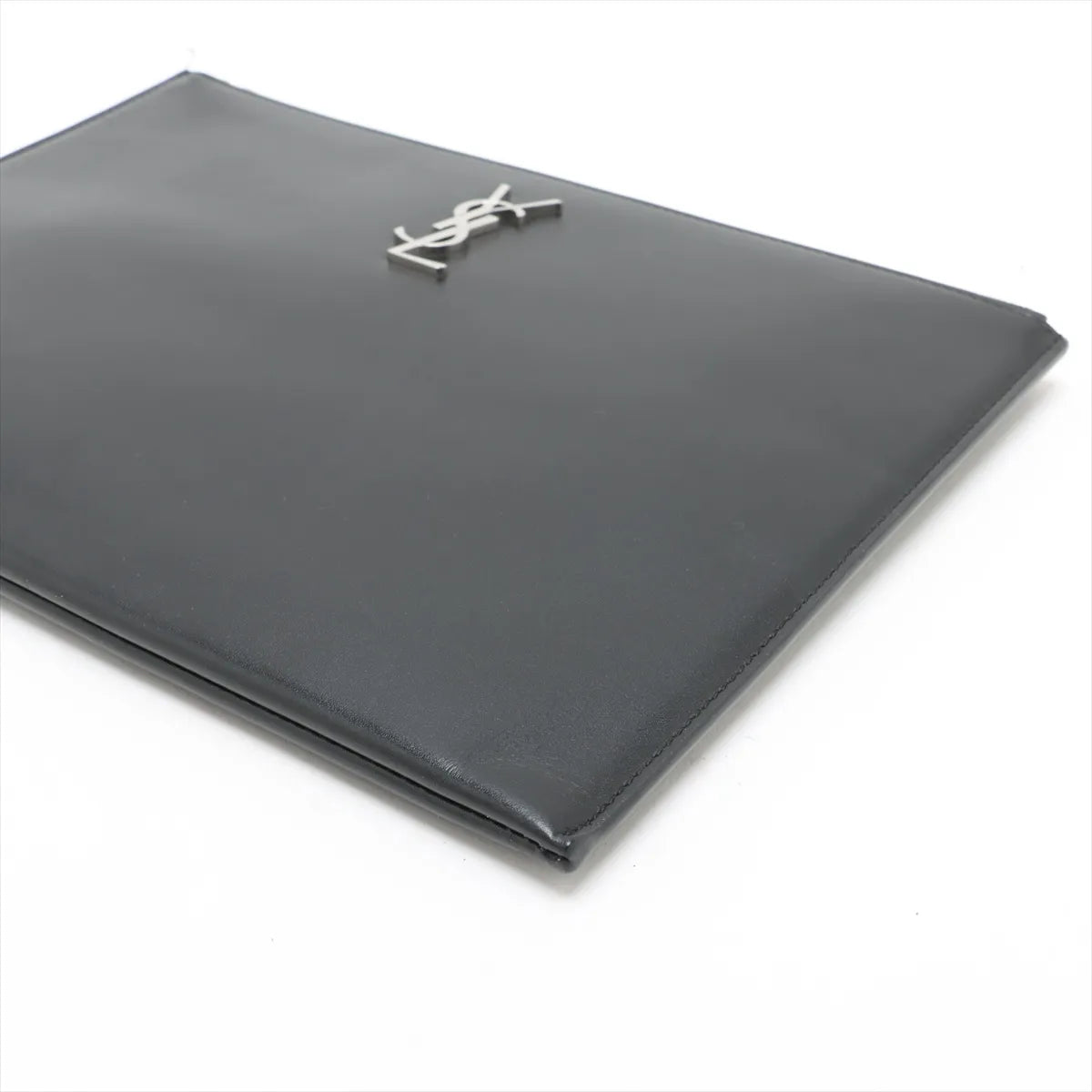 Saint Laurent Paris Leather Clutch bag Black 453249