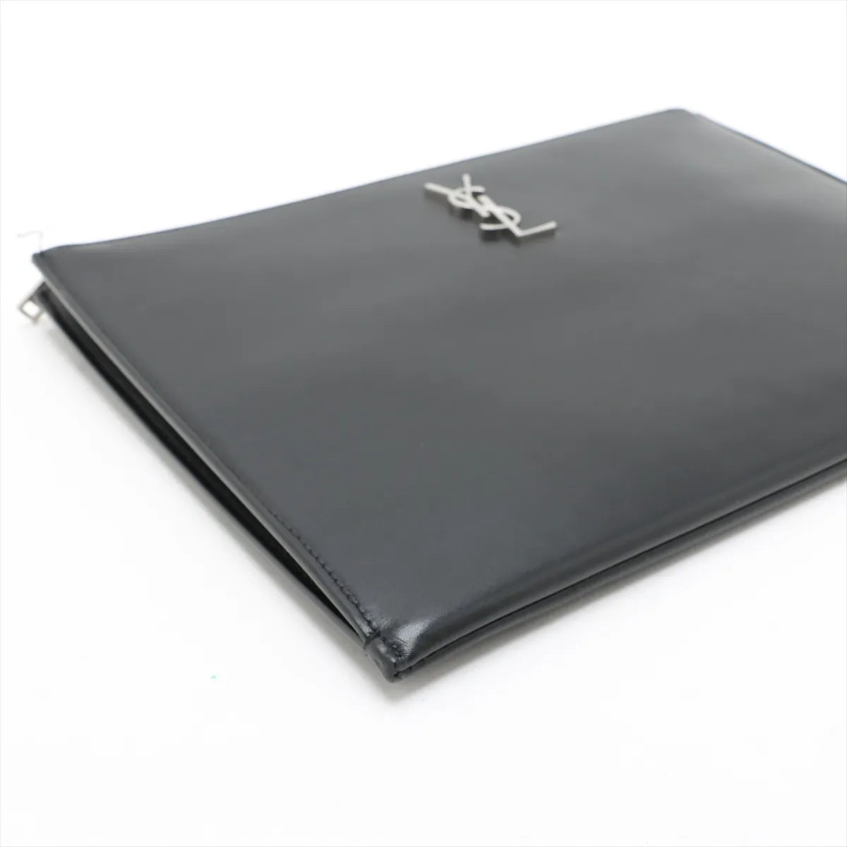 Saint Laurent Paris Leather Clutch bag Black 453249