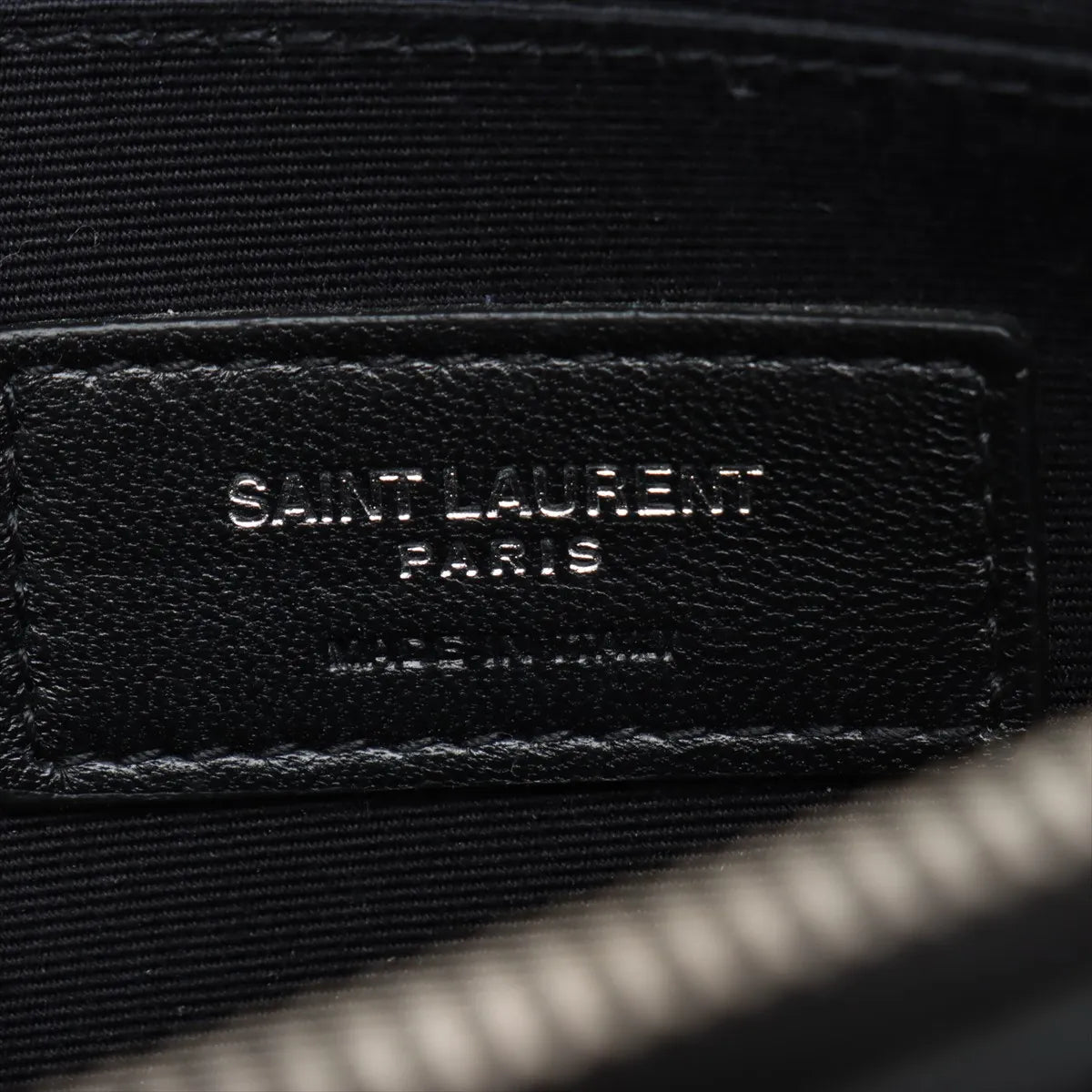 Saint Laurent Paris Leather Clutch bag Black 453249