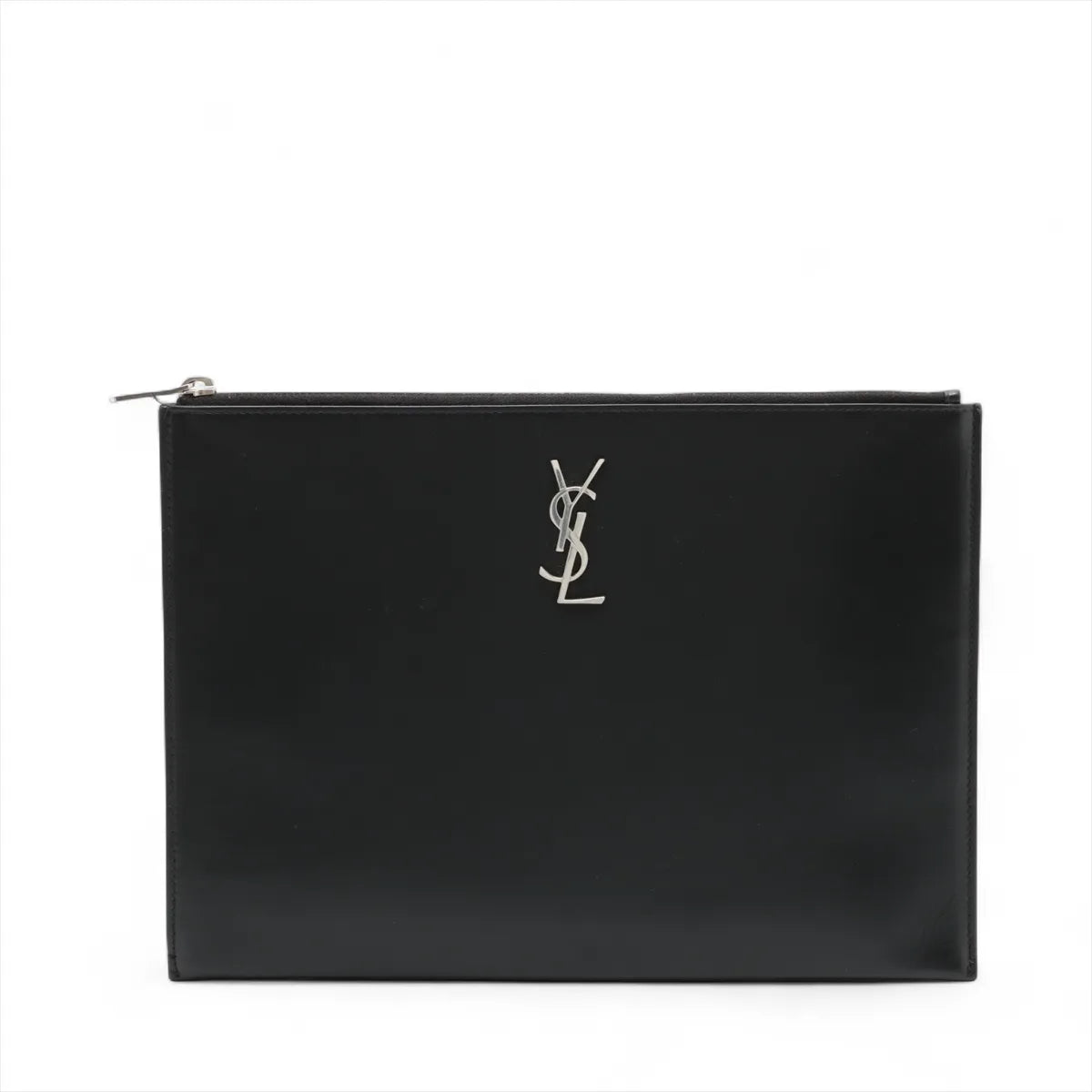 Saint Laurent Paris Leather Clutch bag Black 453249