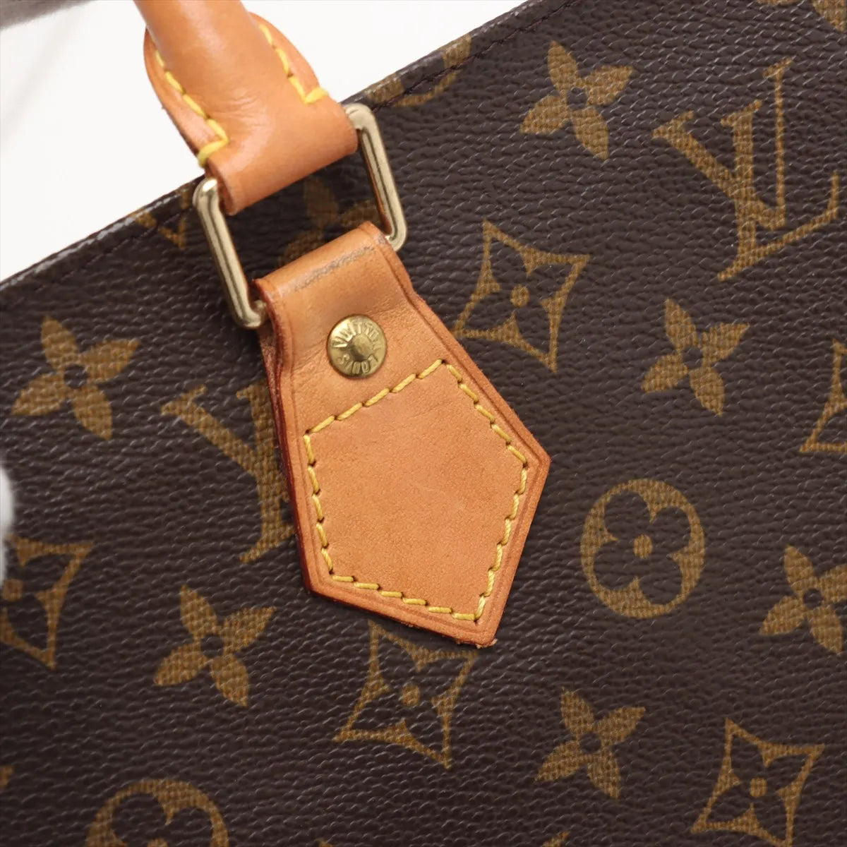 Louis Vuitton Monogram Sac Plat  MI0012 Brown