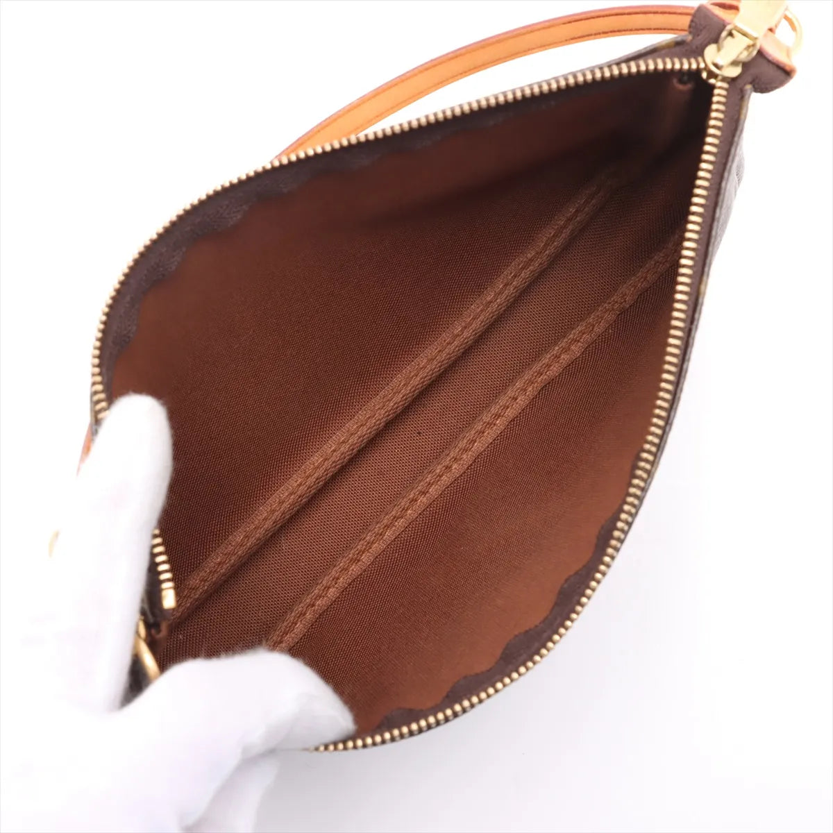 Louis Vuitton Monogram Pochette Accessoir AR0042 Brown