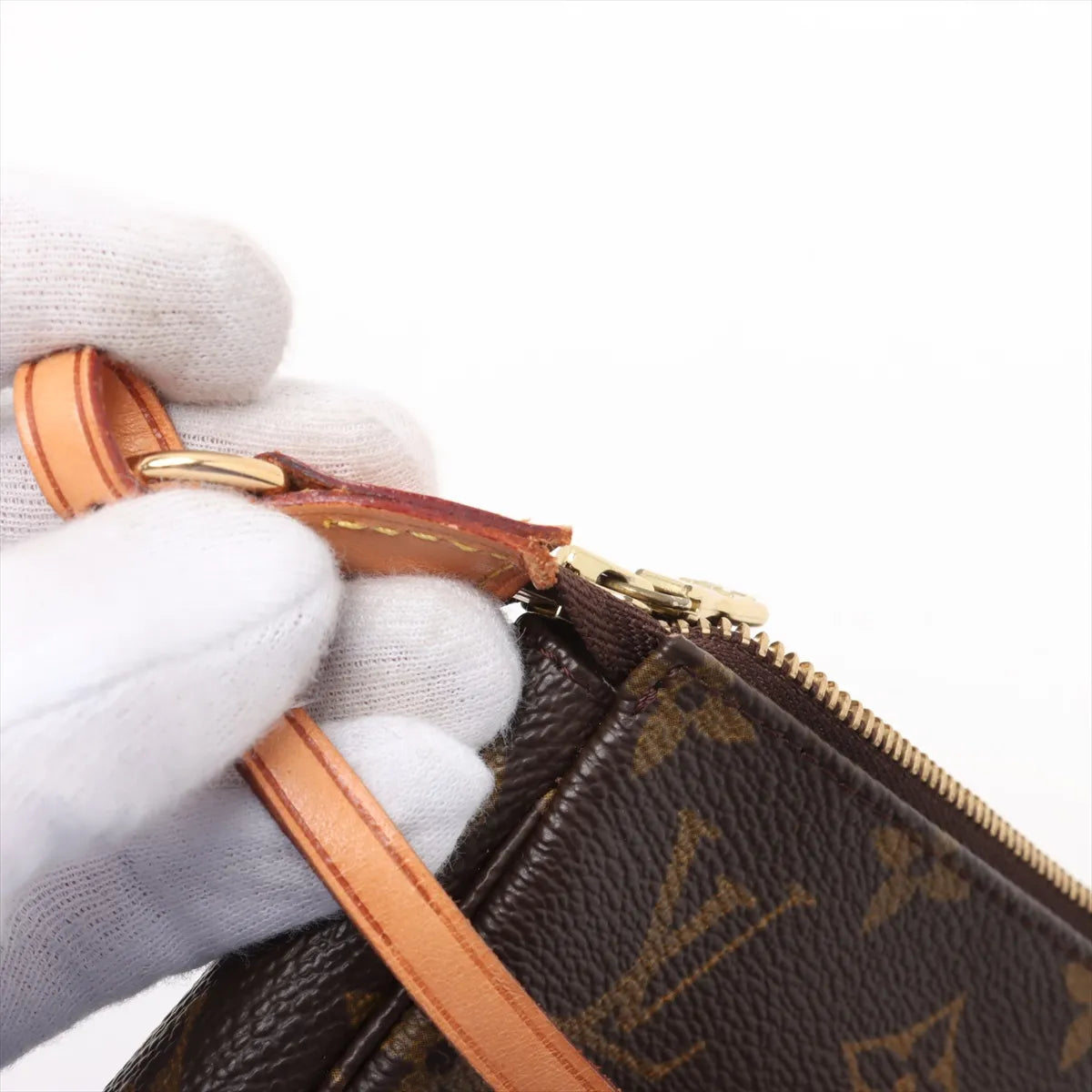 Louis Vuitton Monogram Pochette Accessoir AR0042 Brown