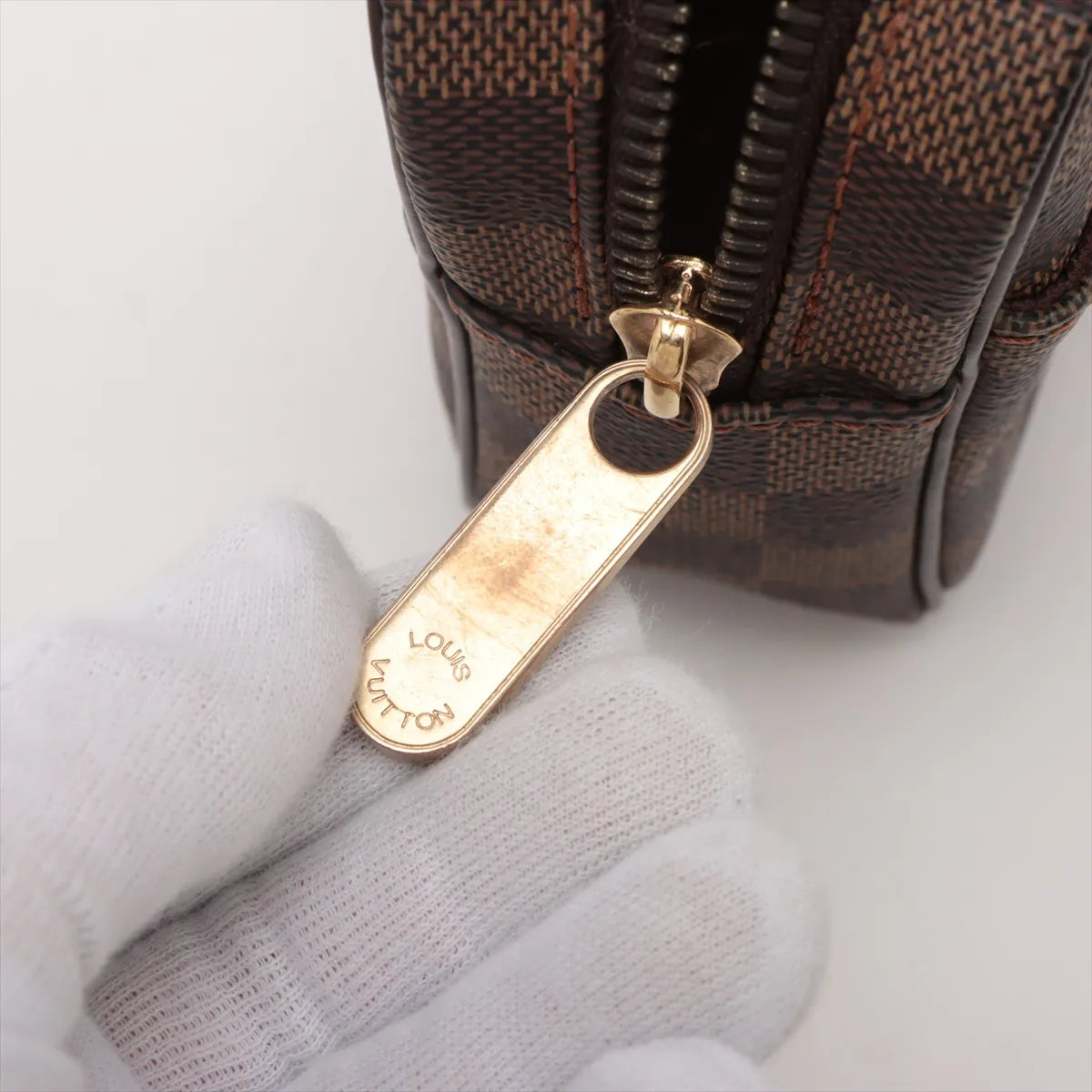 Louis Vuitton Damier Pochette Vie Macau  TH4087 Brown