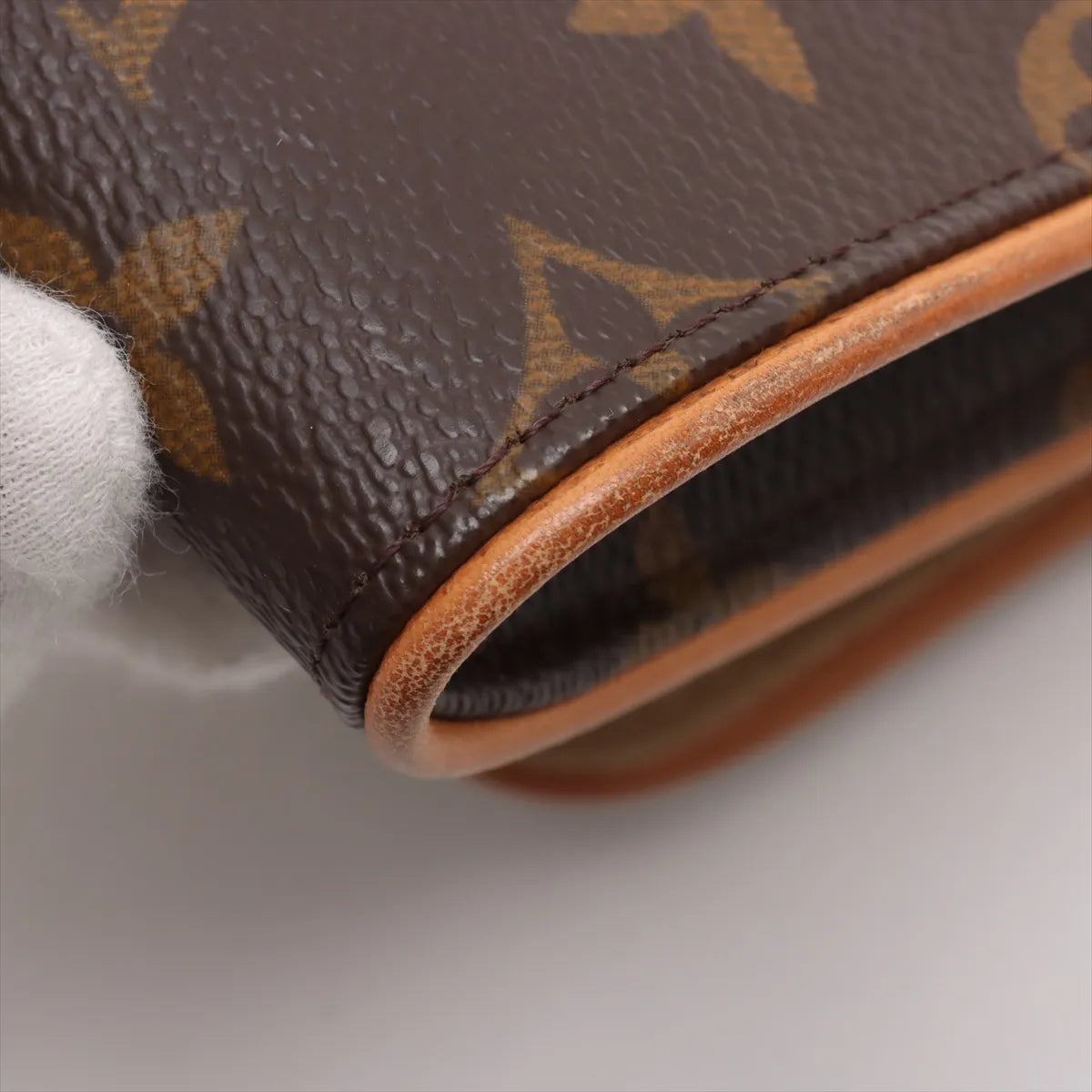 Louis Vuitton Monogram Pochette twin GM  CA0969 Brown