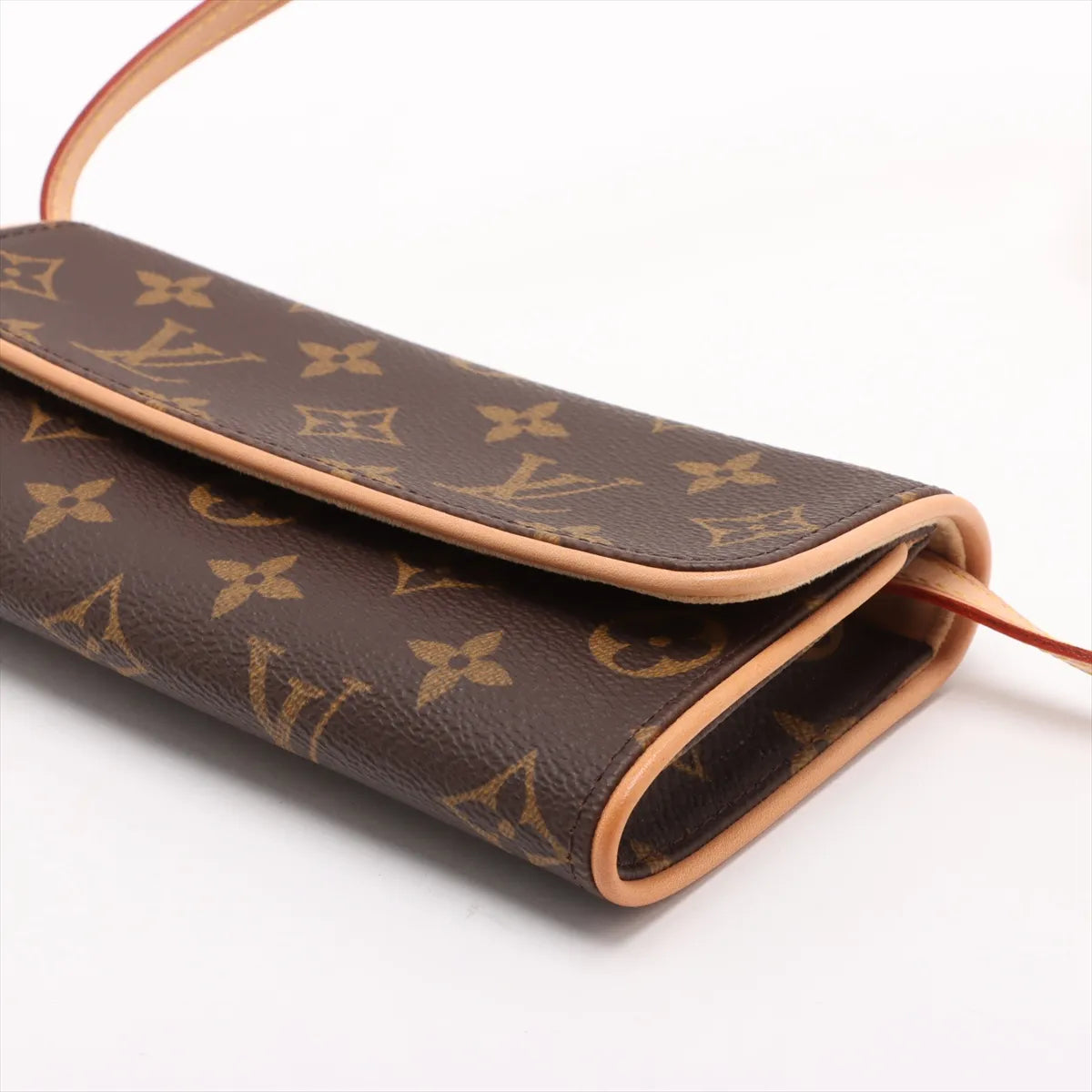 Louis Vuitton Monogram POCHETTE TWIN PM  CA0942 Brown