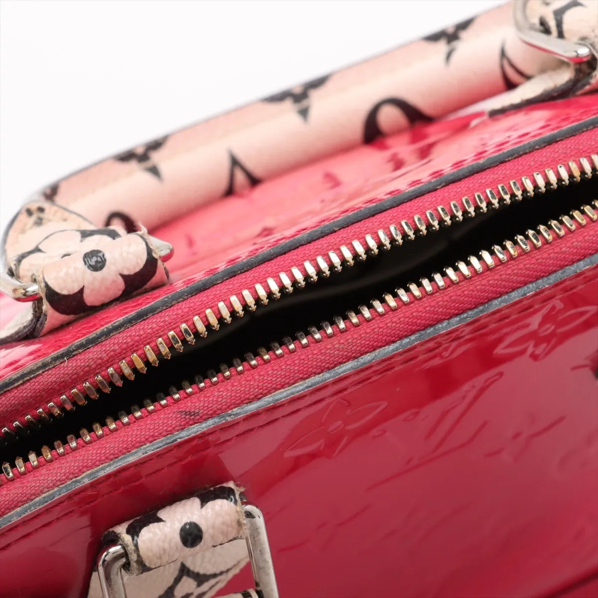 Louis Vuitton Vernis Alma BB  SN1109 Pink