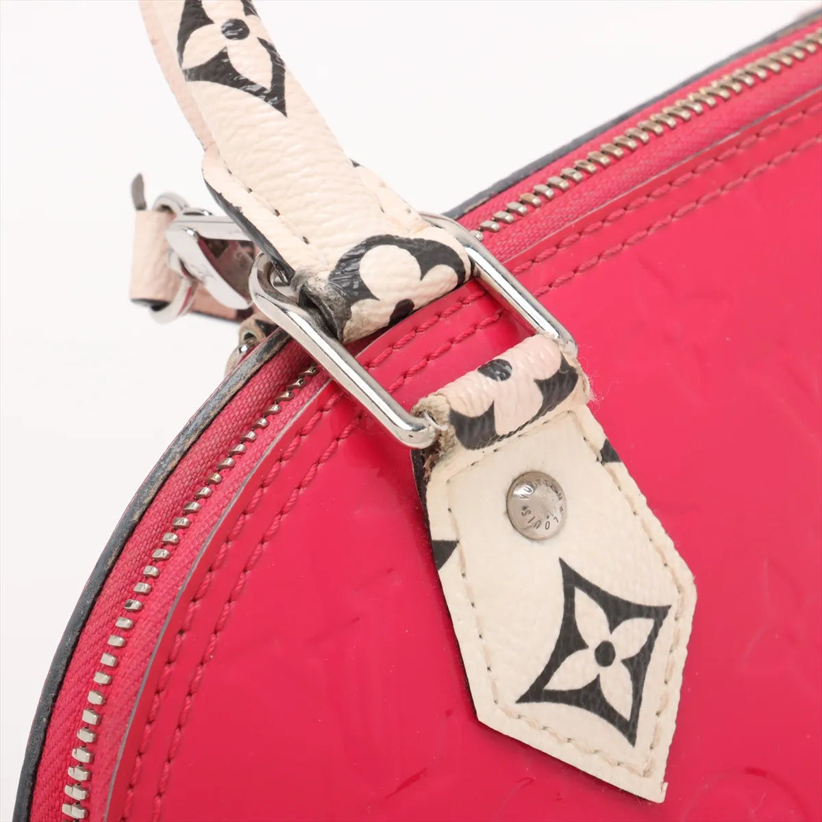 Louis Vuitton Vernis Alma BB  SN1109 Pink