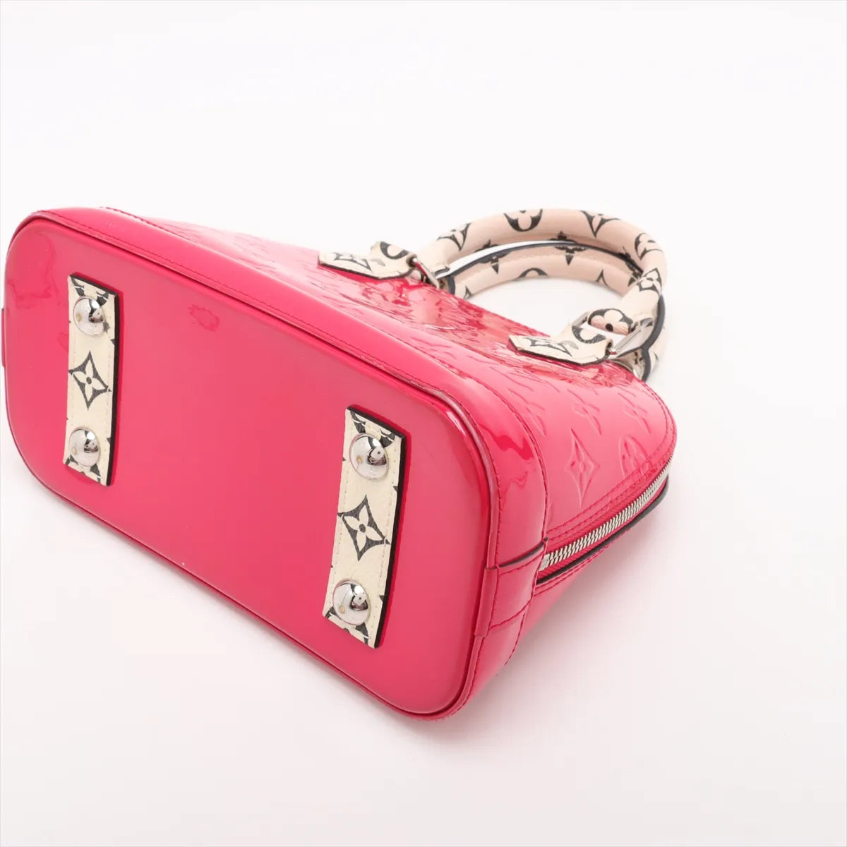 Louis Vuitton Vernis Alma BB  SN1109 Pink