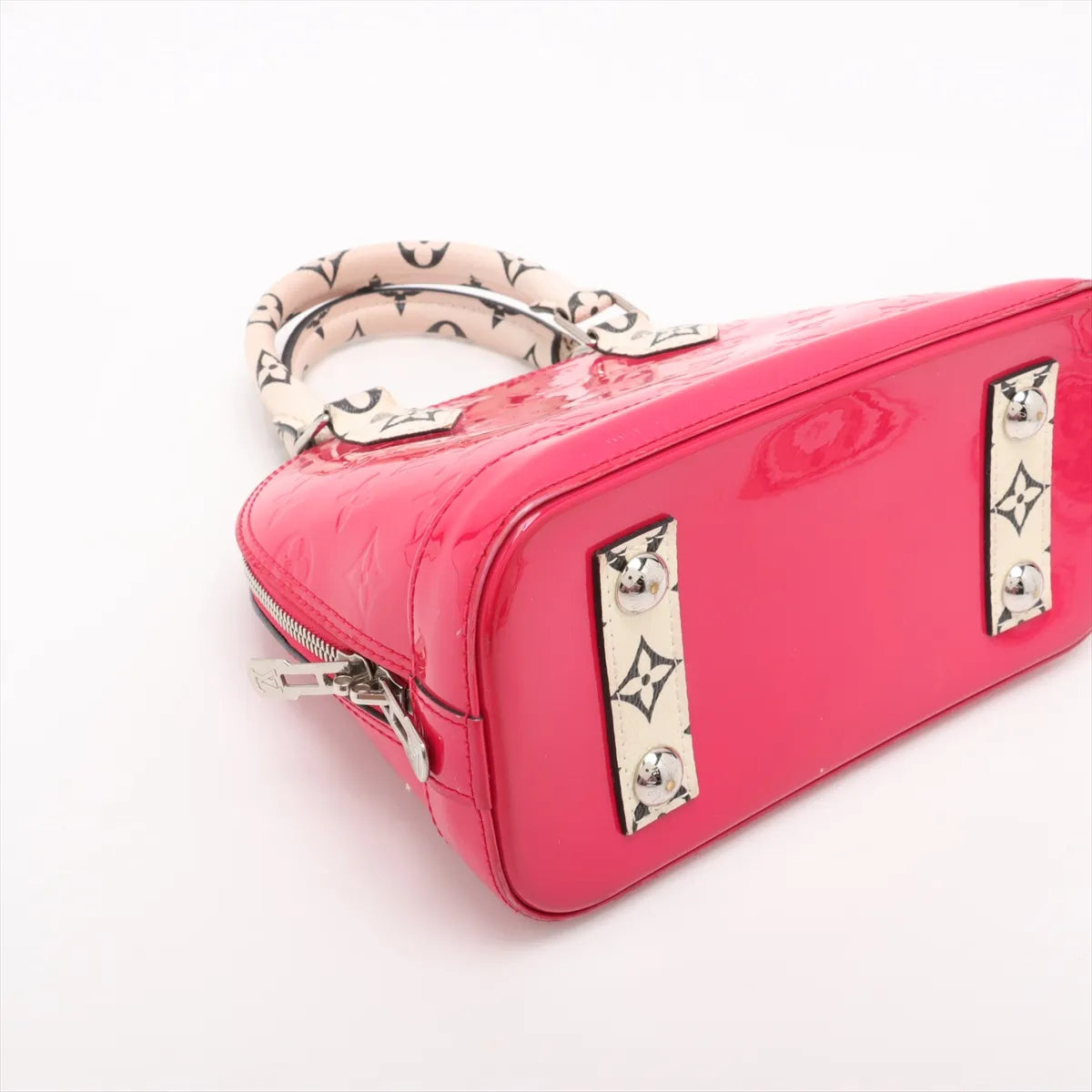 Louis Vuitton Vernis Alma BB  SN1109 Pink