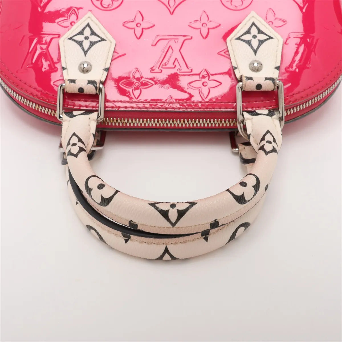 Louis Vuitton Vernis Alma BB  SN1109 Pink