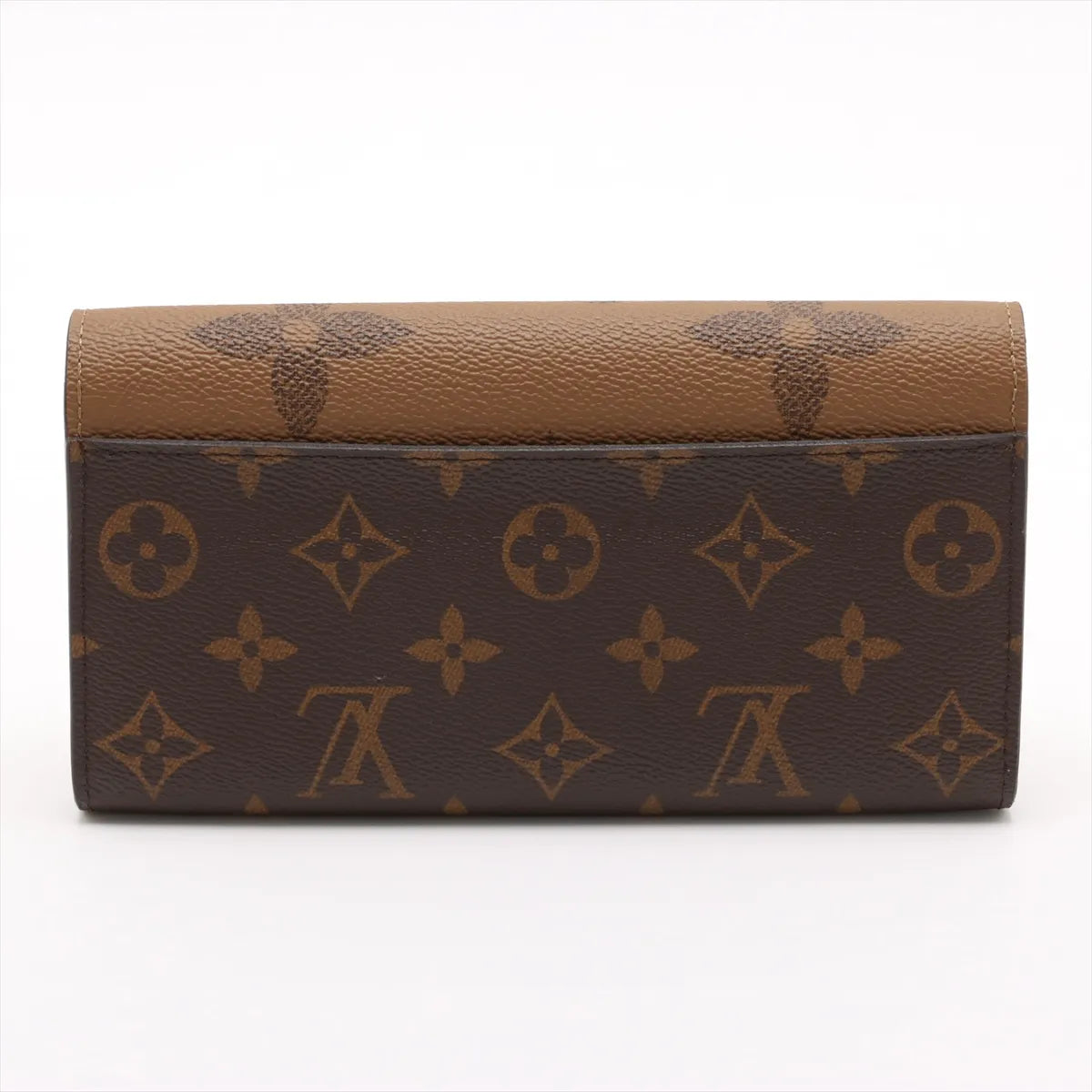 Louis Vuitton Giant Monogram Reverse Portefeuille Sarah Long Wallet (SB08-520)