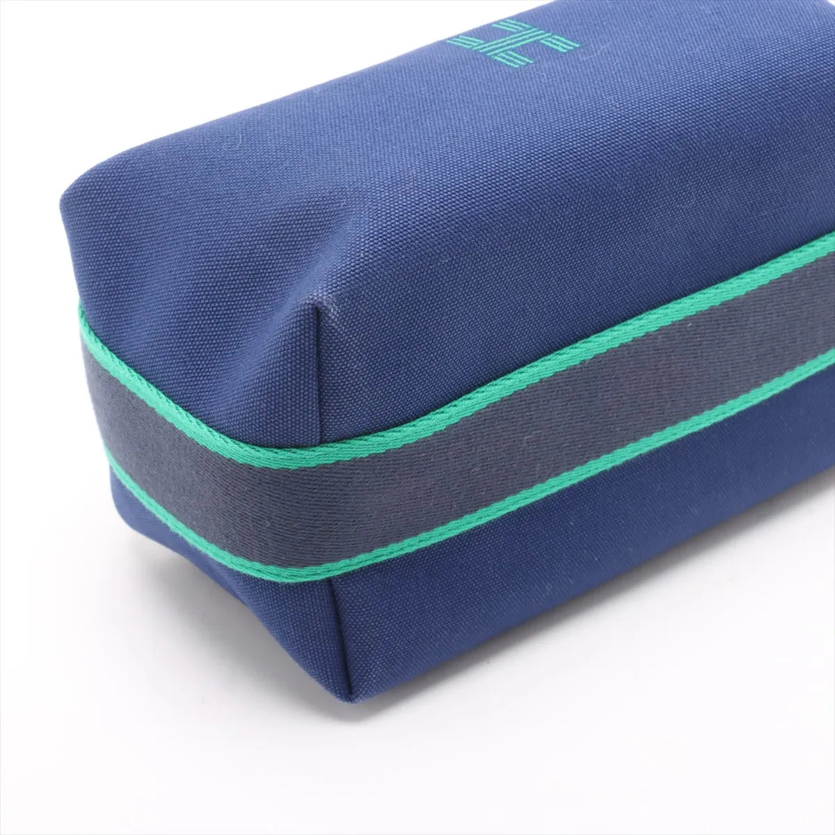 Hermès Brid A Black PM canvas Navy Blue