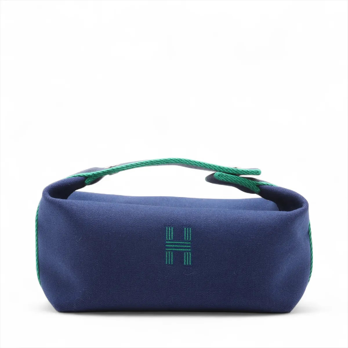 Hermès Brid A Black PM canvas Navy Blue