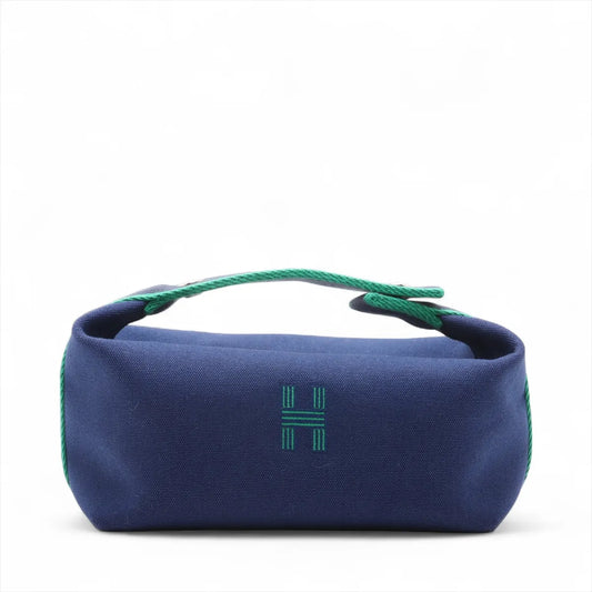 Hermès Brid A Black PM canvas Navy Blue