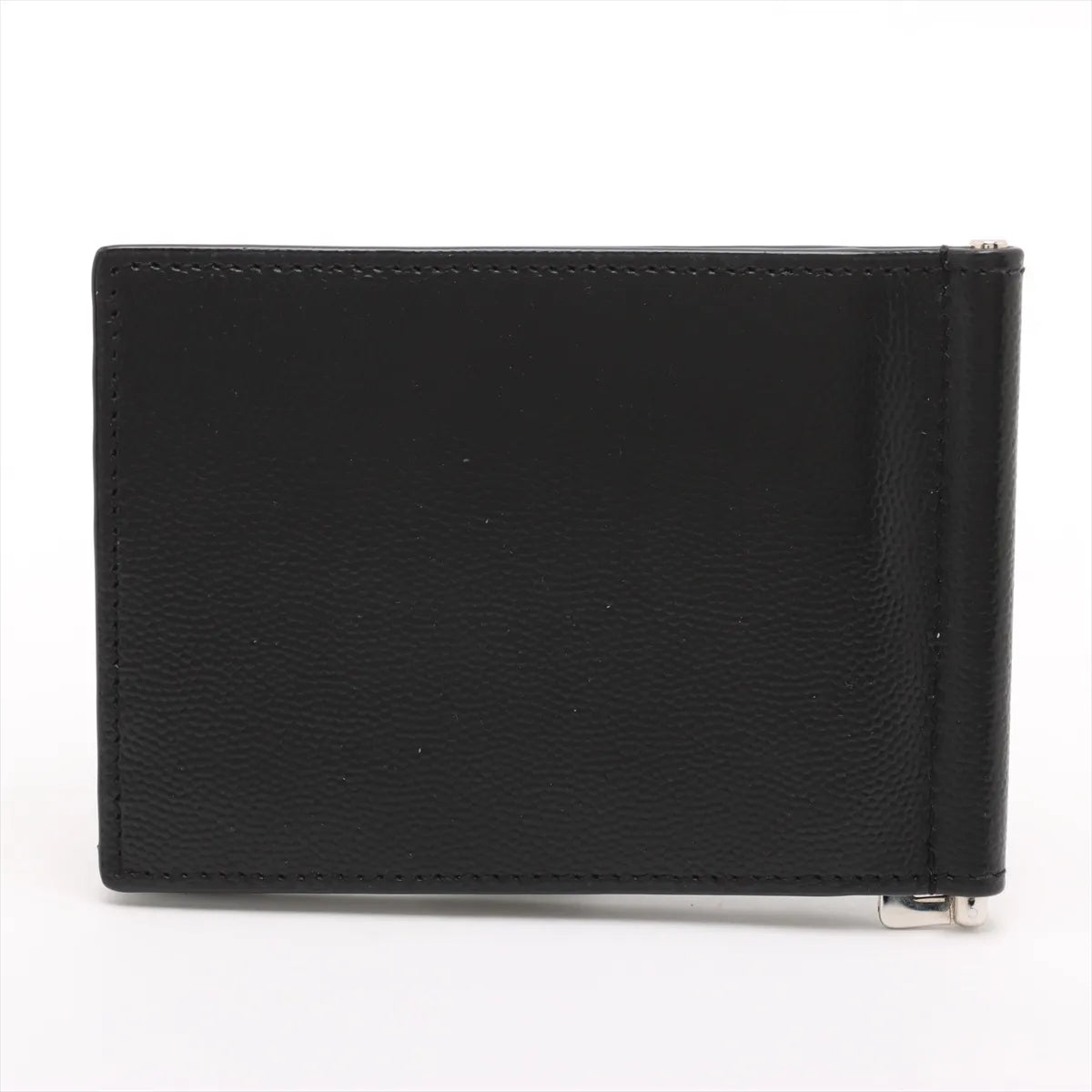 Saint Laurent Paris Leather Money Clip Wallet Black (SB08-548)