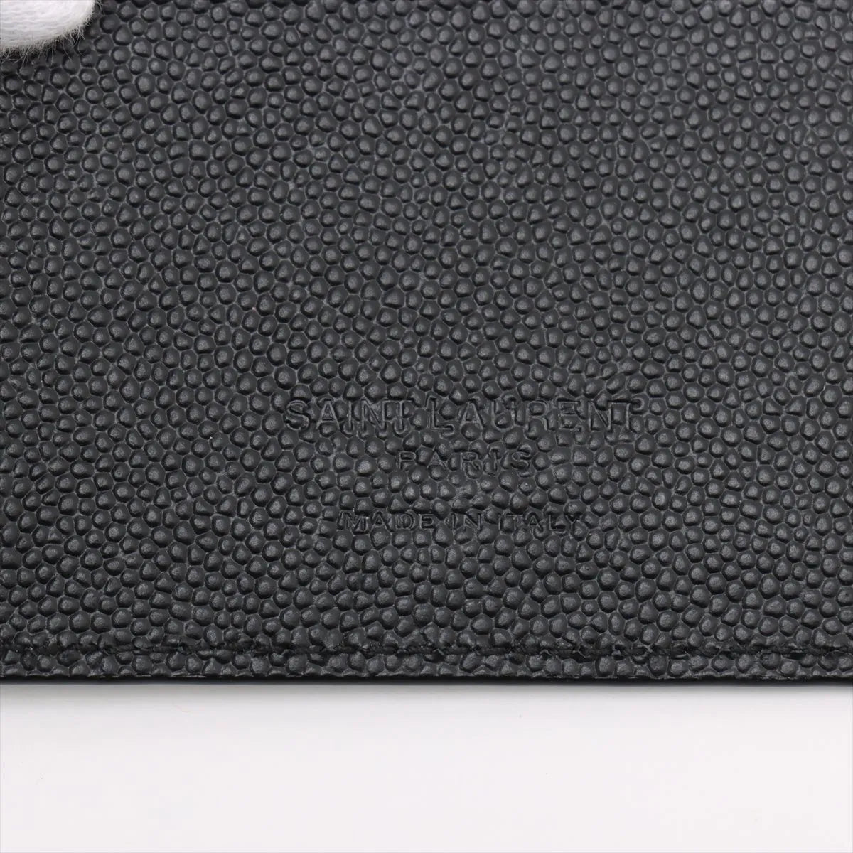 Saint Laurent Paris Leather Money Clip Wallet Black (SB08-548)