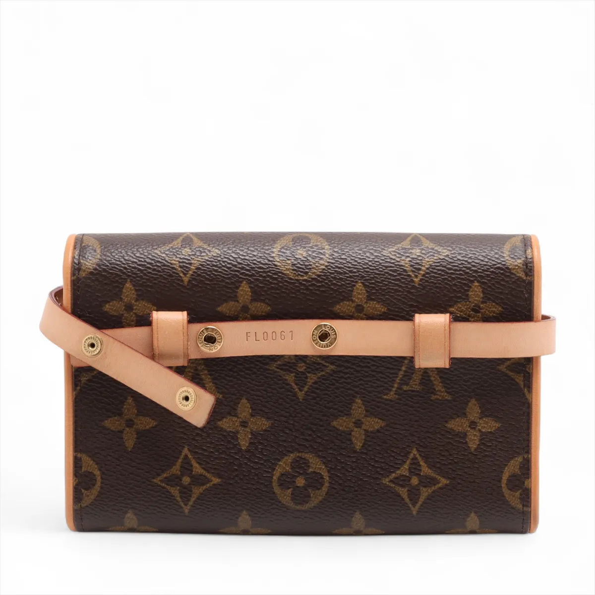 Louis Vuitton Monogram Pochette Florentine Belt size XS SB06-1531