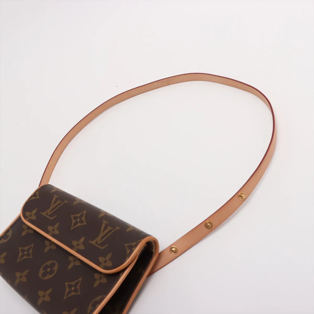 Louis Vuitton Monogram Pochette Florentine Belt size XS SB06-1531