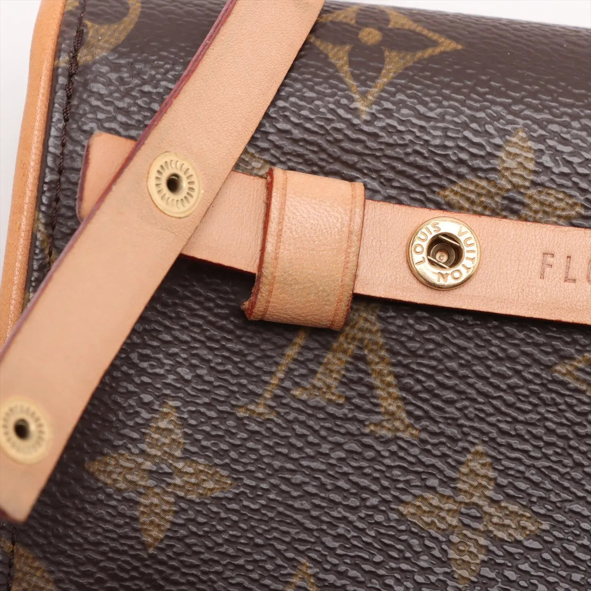Louis Vuitton Monogram Pochette Florentine Belt size XS SB06-1531