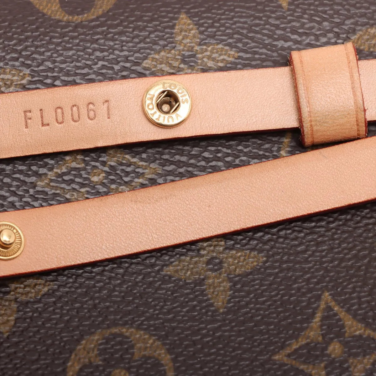 Louis Vuitton Monogram Pochette Florentine Belt size XS SB06-1531