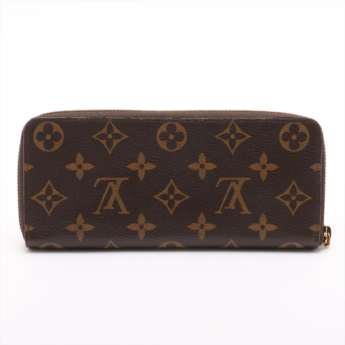 Louis Vuitton Monogram Portofeuille Clemence Fuschia Zip Round Wallet (SB08-1101)