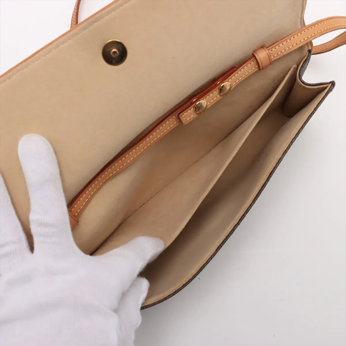 Pre-Owned Louis Vuitton Monogram Pochette Twin GM SB06-162
