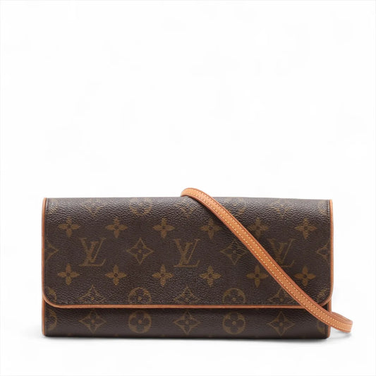 Pre-Owned Louis Vuitton Monogram Pochette Twin GM SB06-162