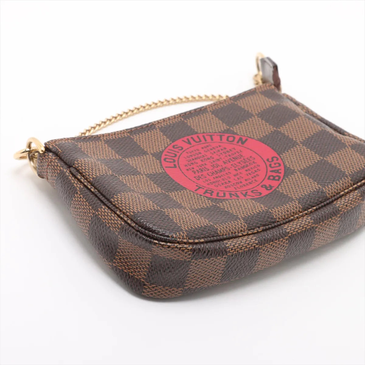 Pre-Owned Louis Vuitton Damier Mini Pochette Accessoire SB06-708