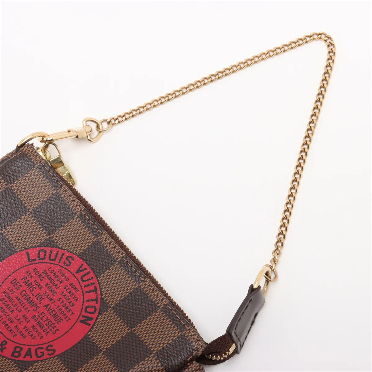 Pre-Owned Louis Vuitton Damier Mini Pochette Accessoire SB06-708