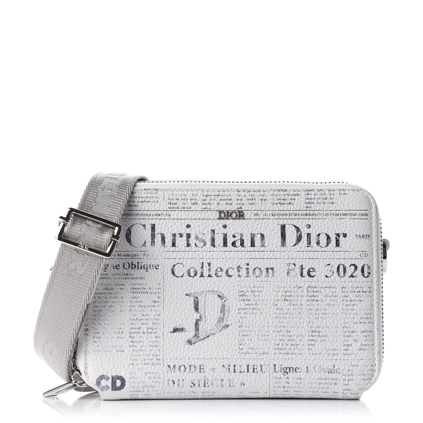Dior x Arsham Newspaper Print Crossbody