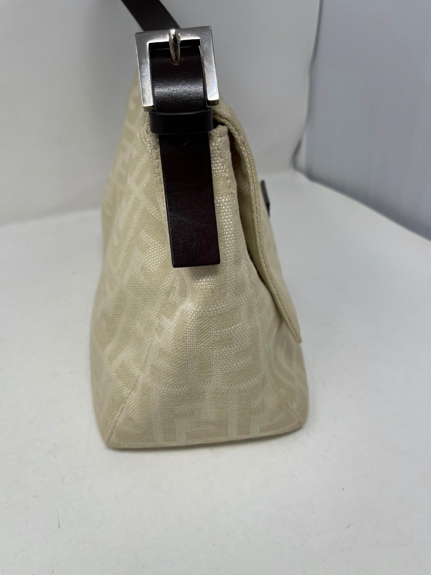 FENDI Zucca FF Baguette Bag