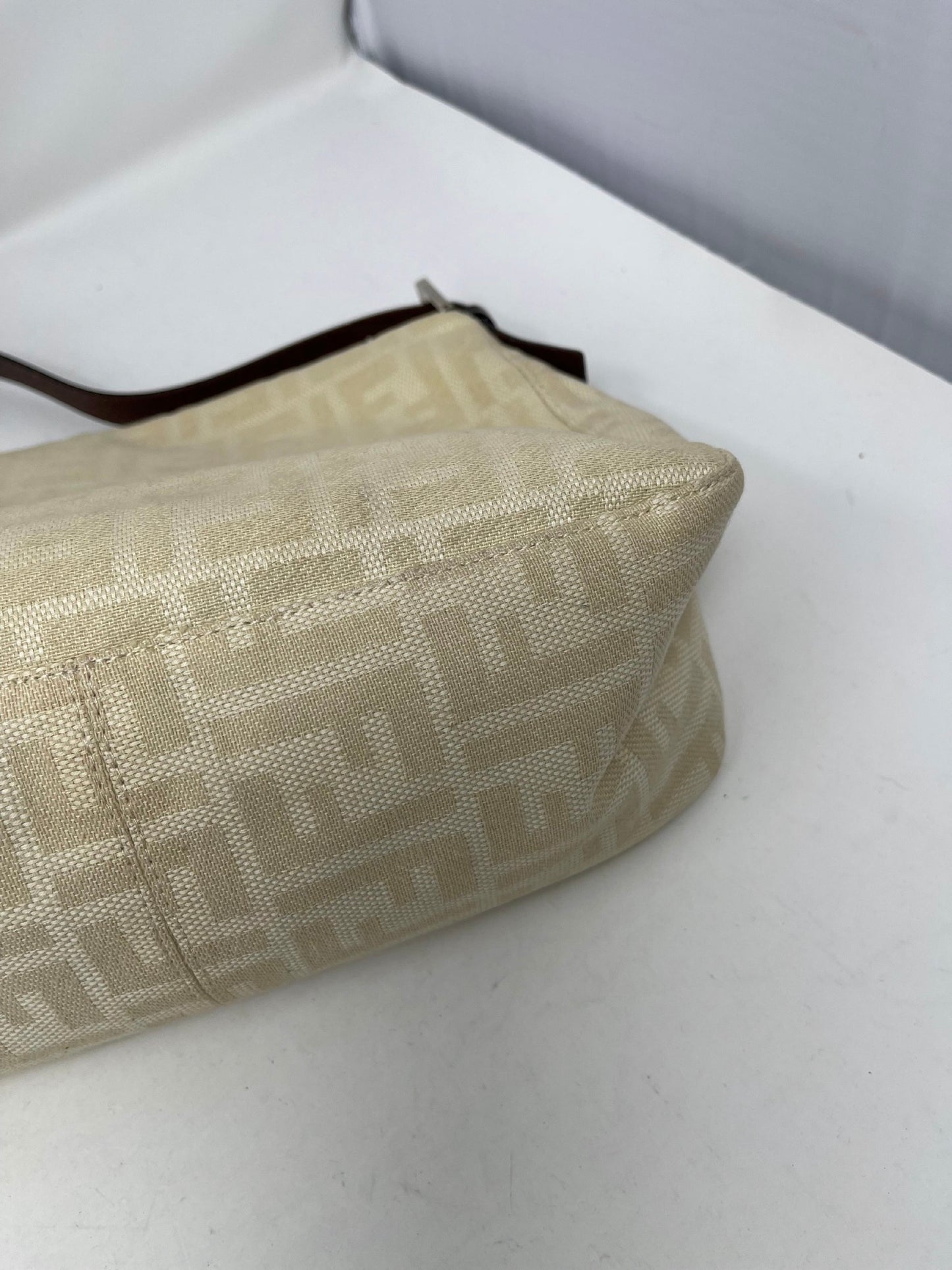 FENDI Zucca FF Baguette Bag