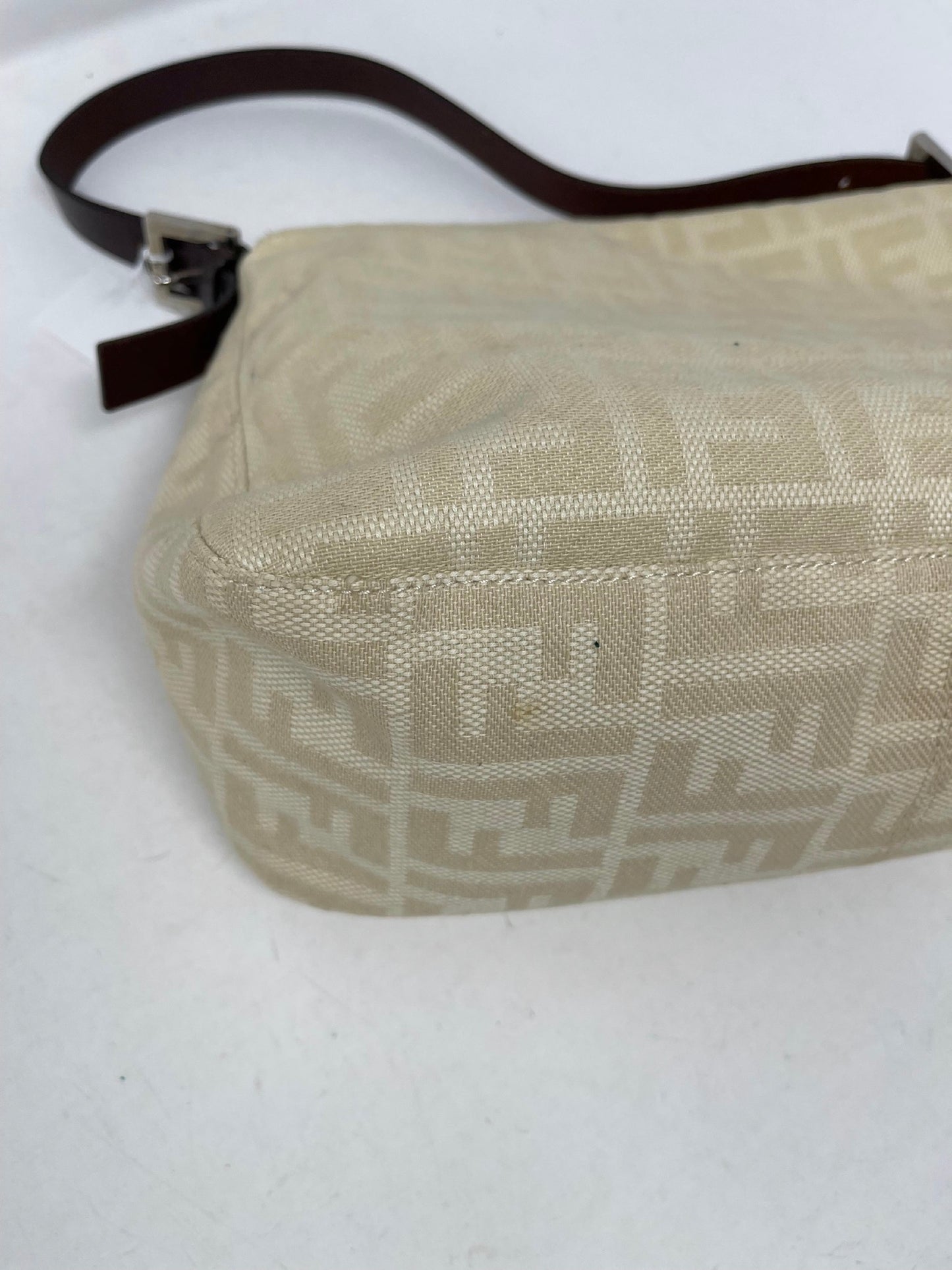FENDI Zucca FF Baguette Bag