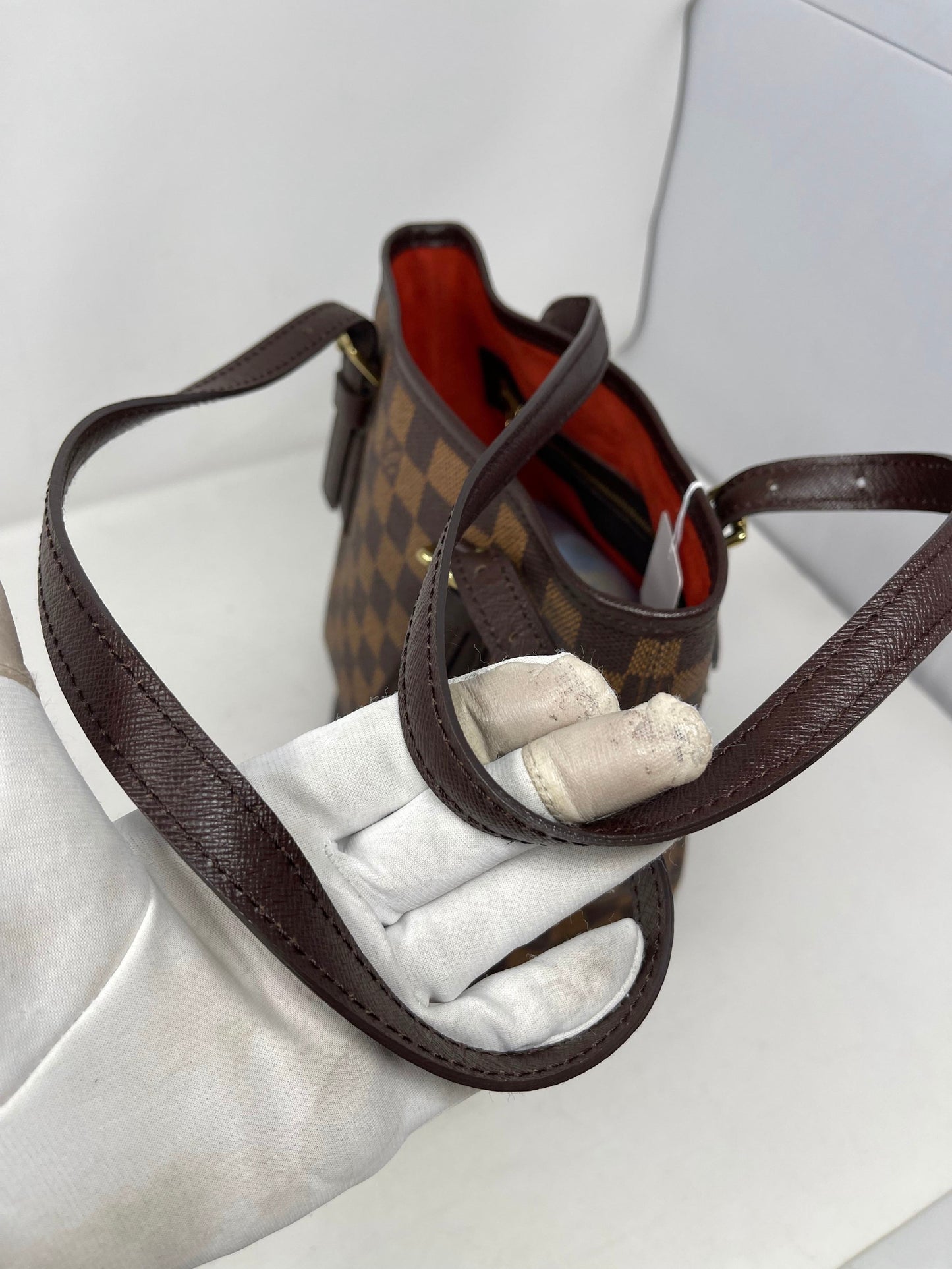 Louis Vuitton Marais Damier Ebene Bucket Bag