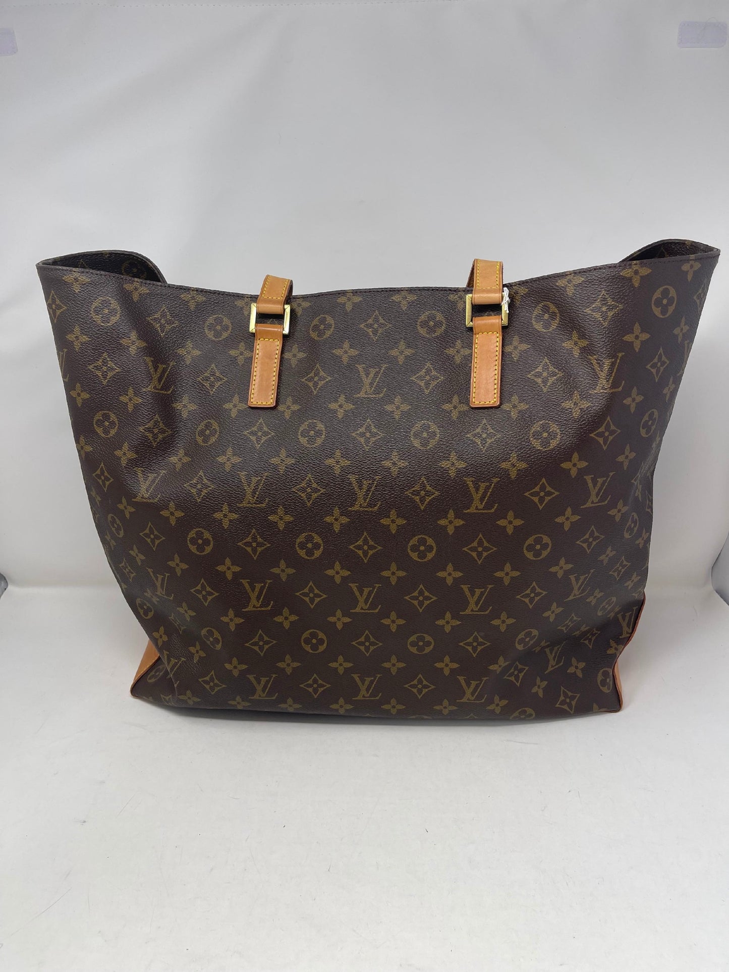 Louis Vuitton Cabas Alto Tote Brown Canvas Bag