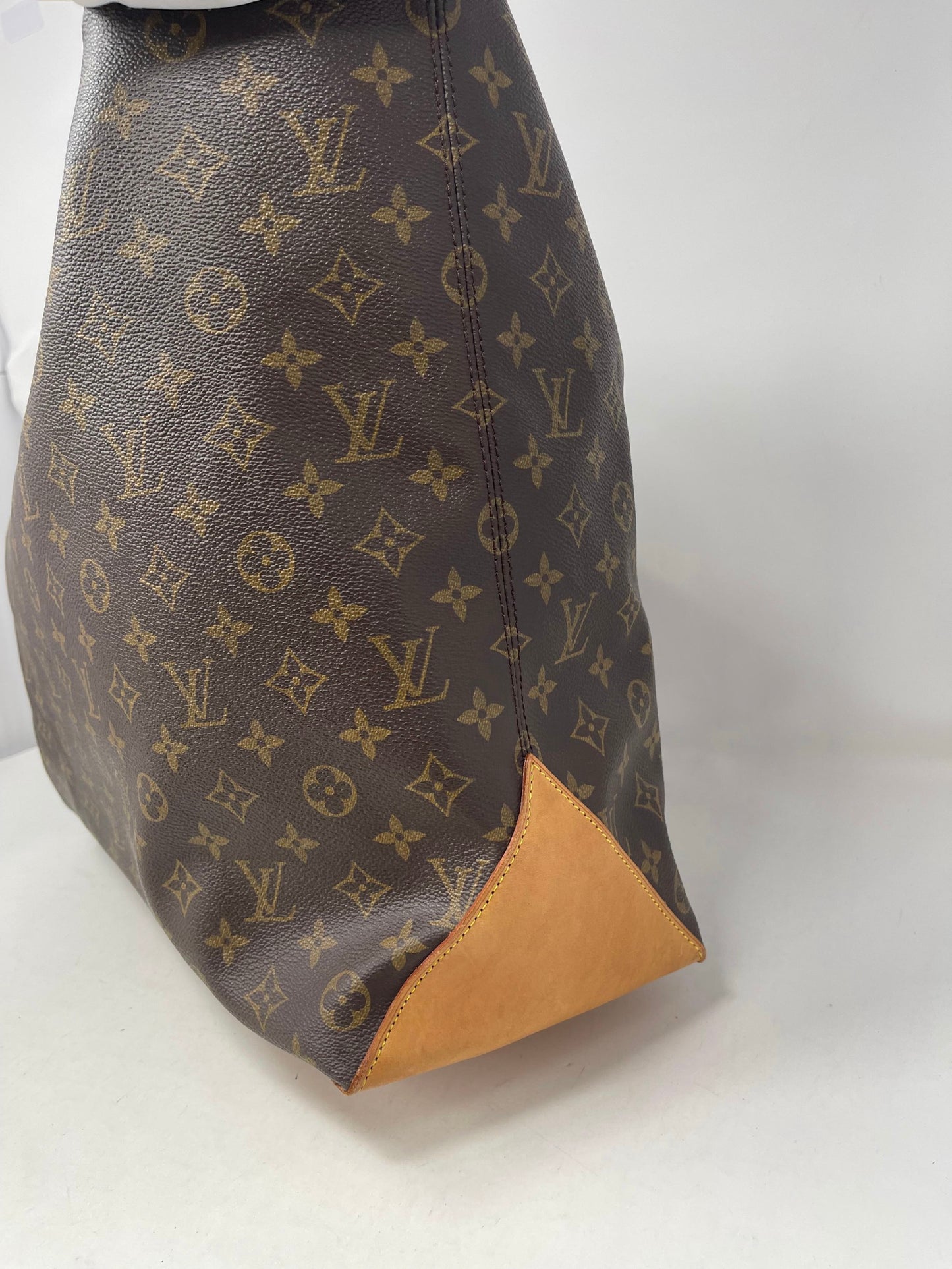 Louis Vuitton Cabas Alto Tote Brown Canvas Bag