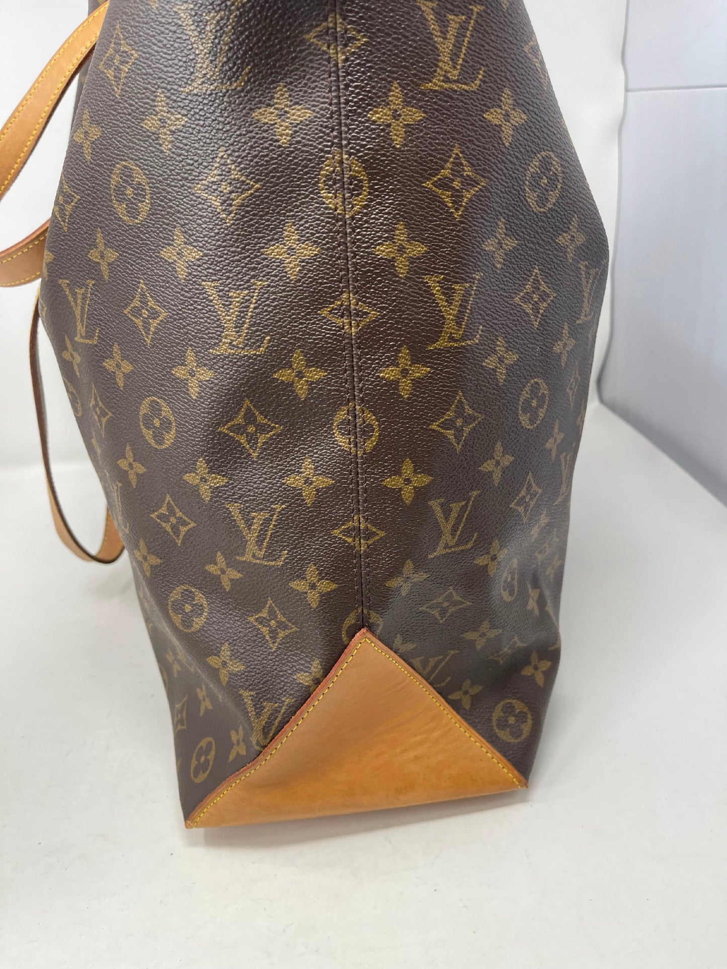 Louis Vuitton Cabas Alto Tote Brown Canvas Bag