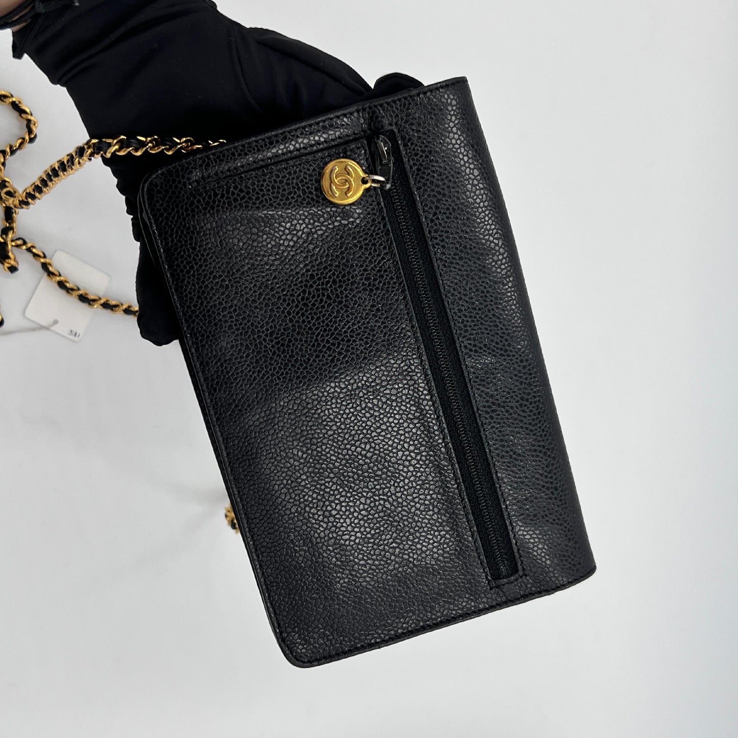 Timeless Caviar Wallet on Chain - Chanel