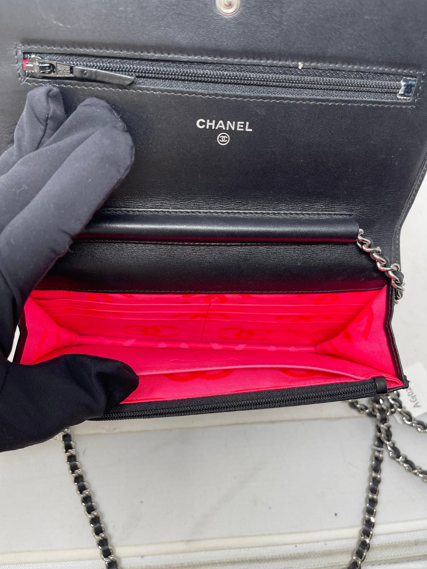 Cambon Line Chain Wallet - Chanel