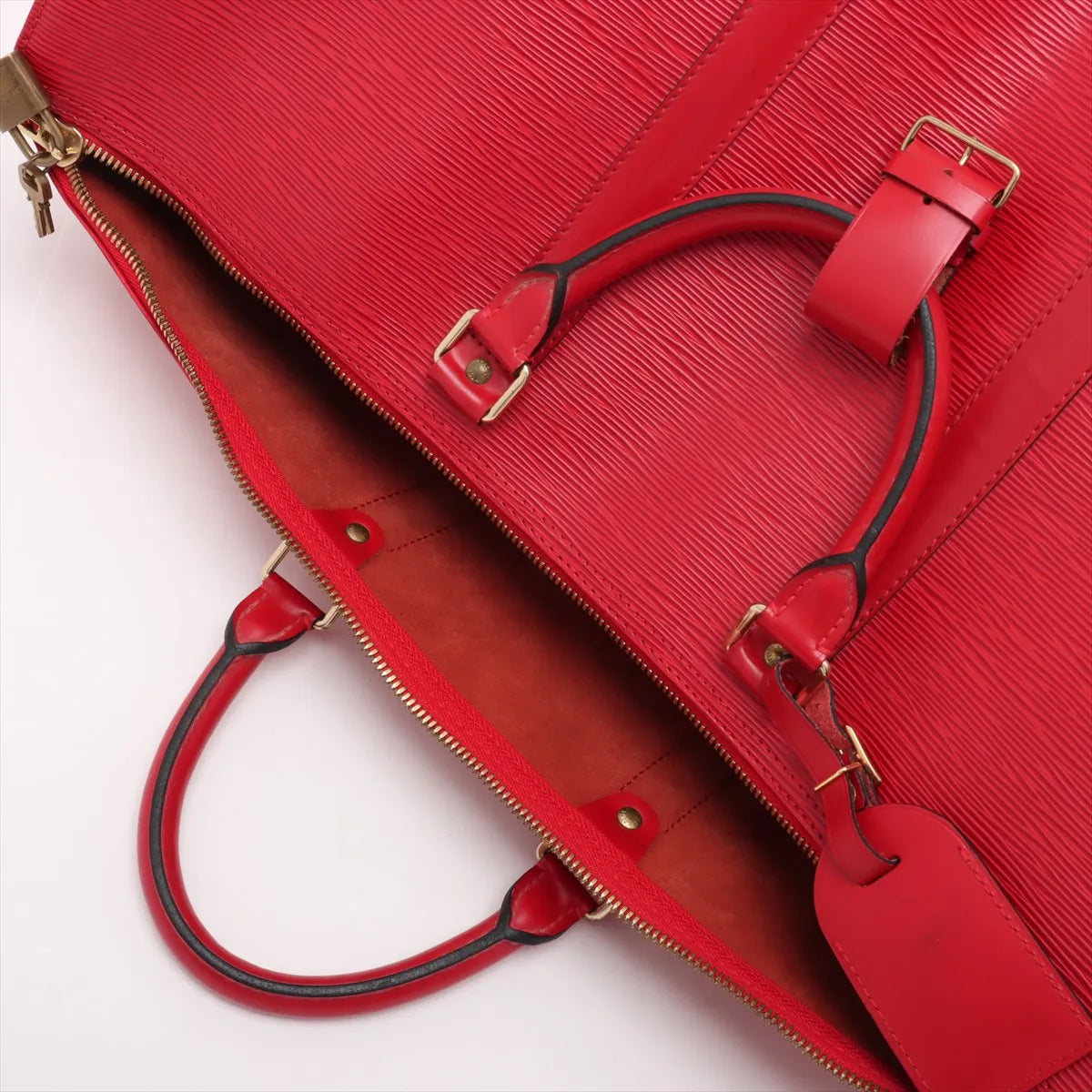 Louis Vuitton Epi Keepall 50 VI0936 Red